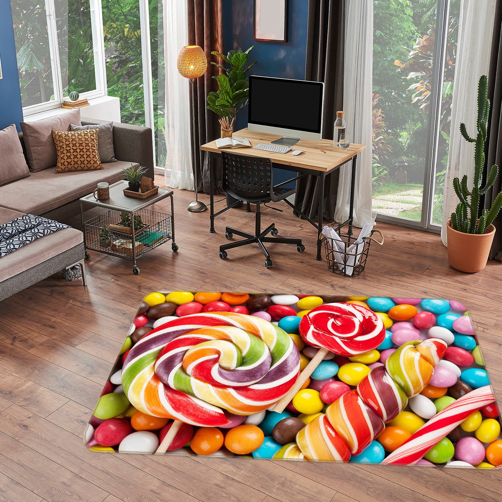 3D Color Candy 76220 Non Slip Rug Mat
