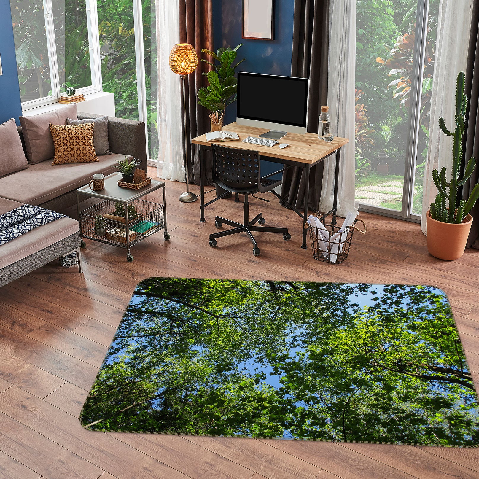3D Forest 34163 Non Slip Rug Mat