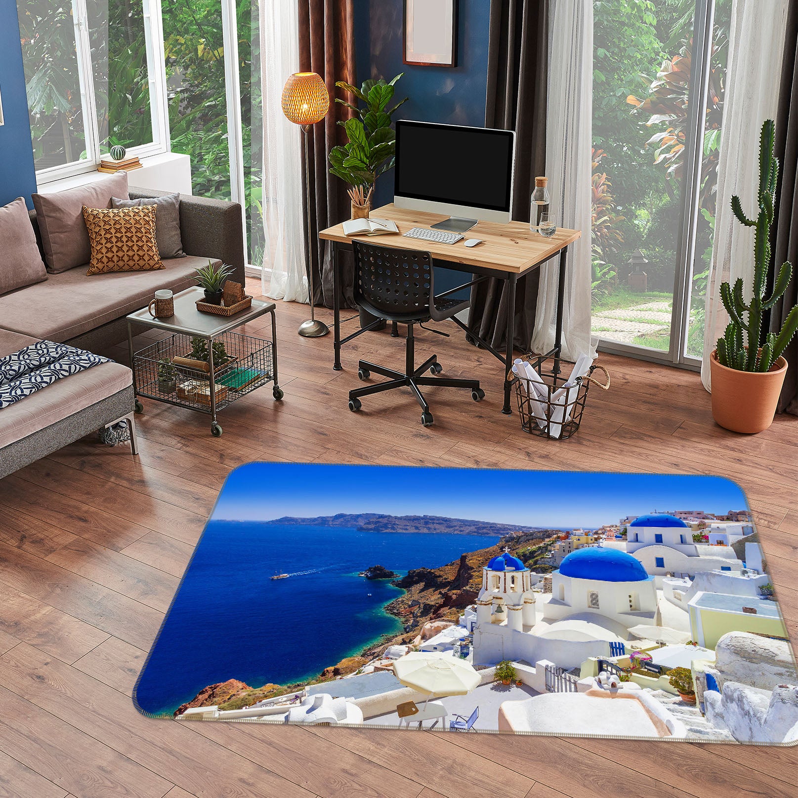 3D Houses 34150 Non Slip Rug Mat