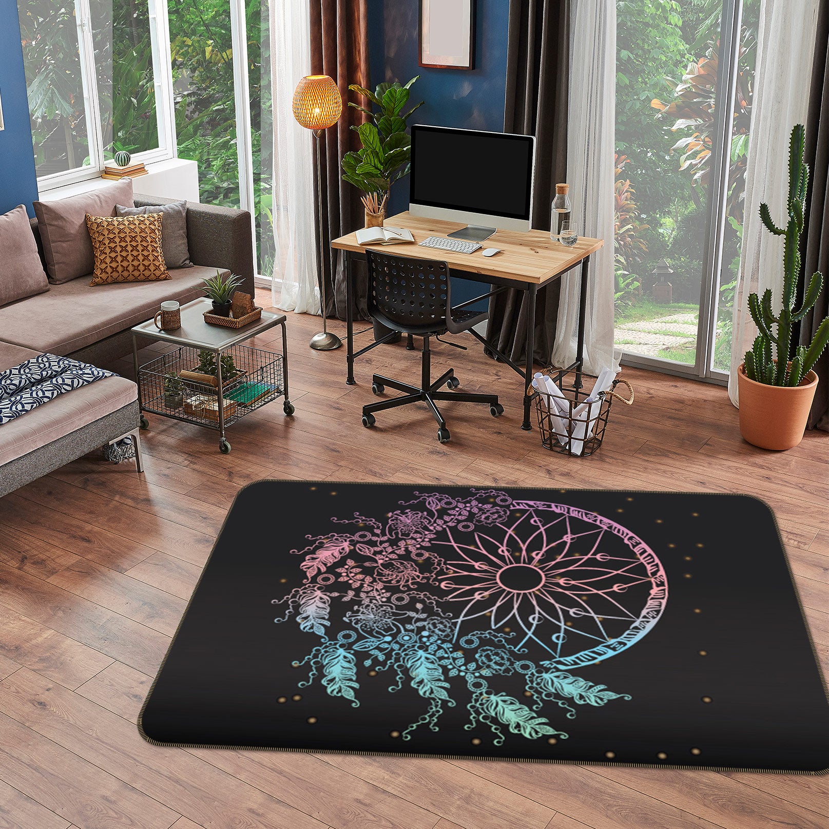 3D Dreamcatcher 37055 Non Slip Rug Mat