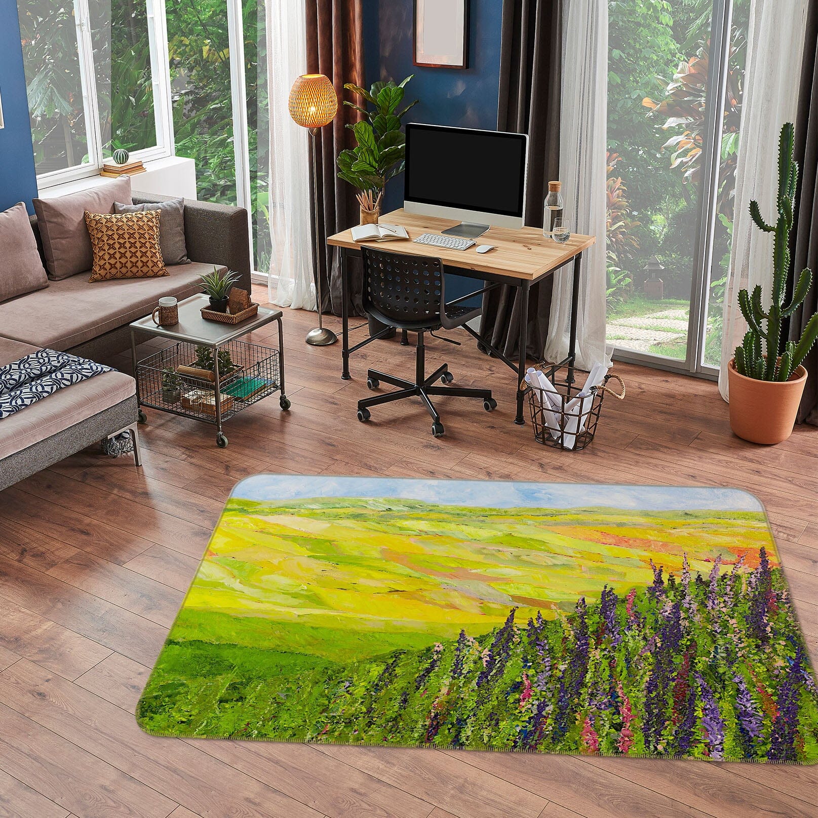 3D Misty Valley 1025 Allan P. Friedlander Rug Non Slip Rug Mat Mat AJ Creativity Home