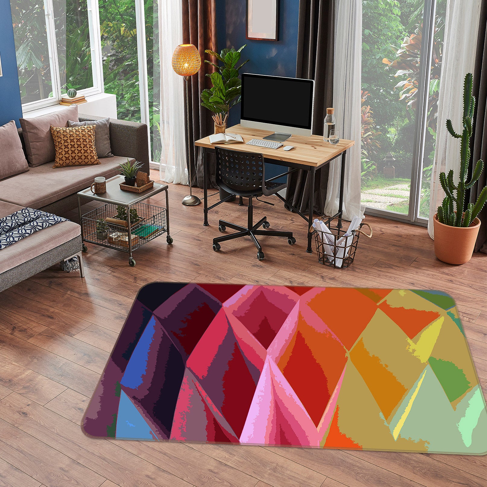 3D Pineapple 70046 Shandra Smith Rug Non Slip Rug Mat