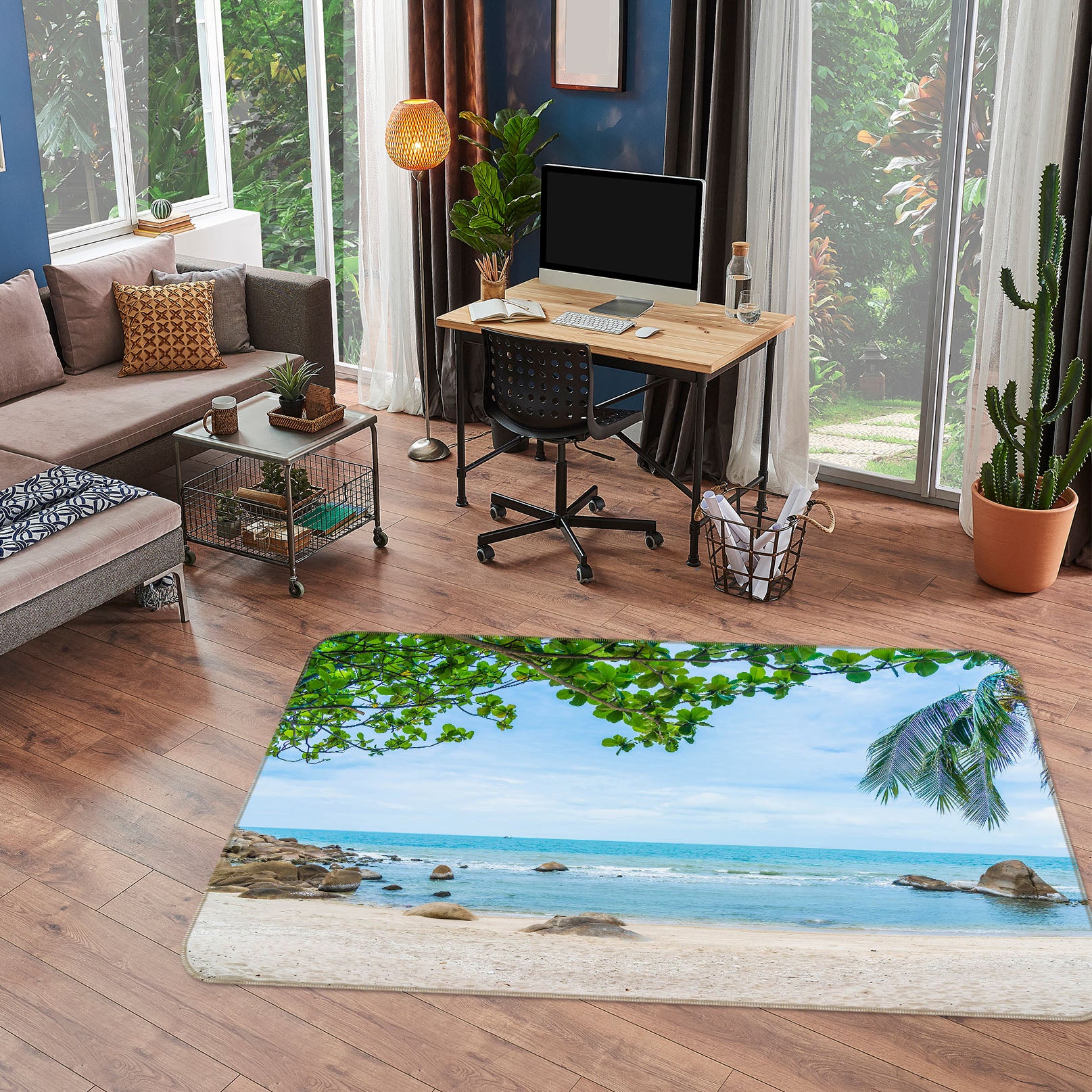 3D Beach 31102 Non Slip Rug Mat