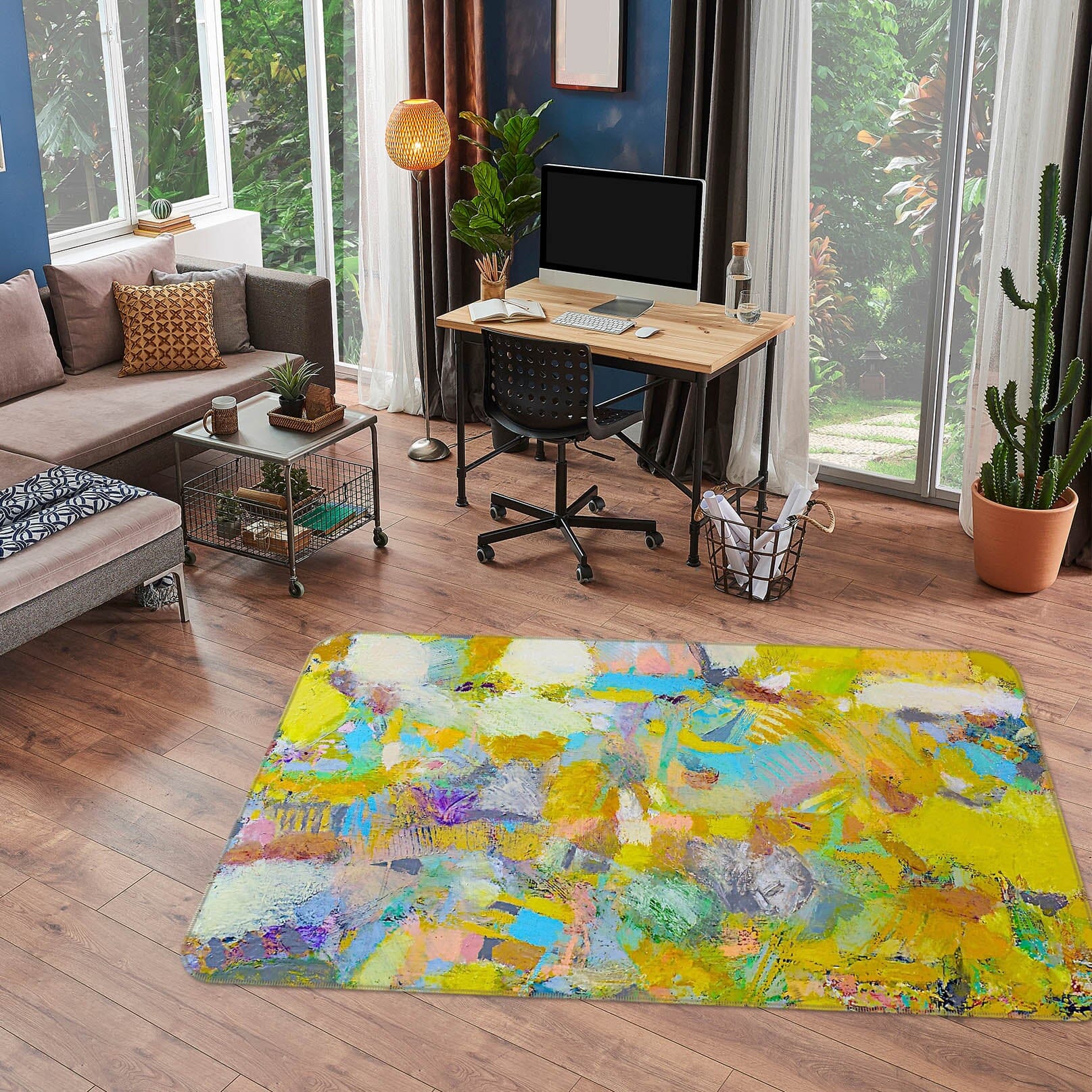 3D Lights Camera Action 1003 Allan P. Friedlander Rug Non Slip Rug Mat Mat AJ Creativity Home