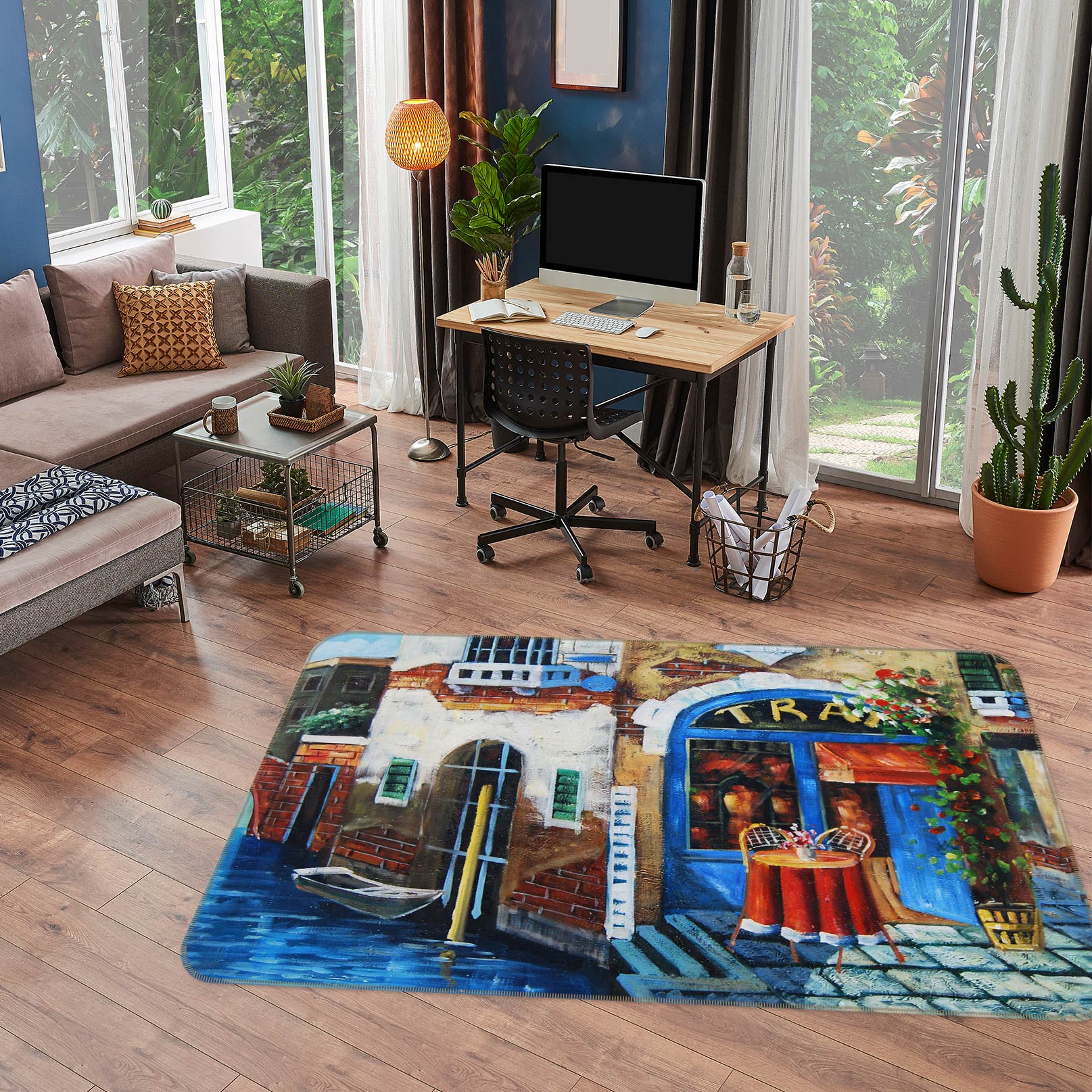 3D Store 75283 Non Slip Rug Mat