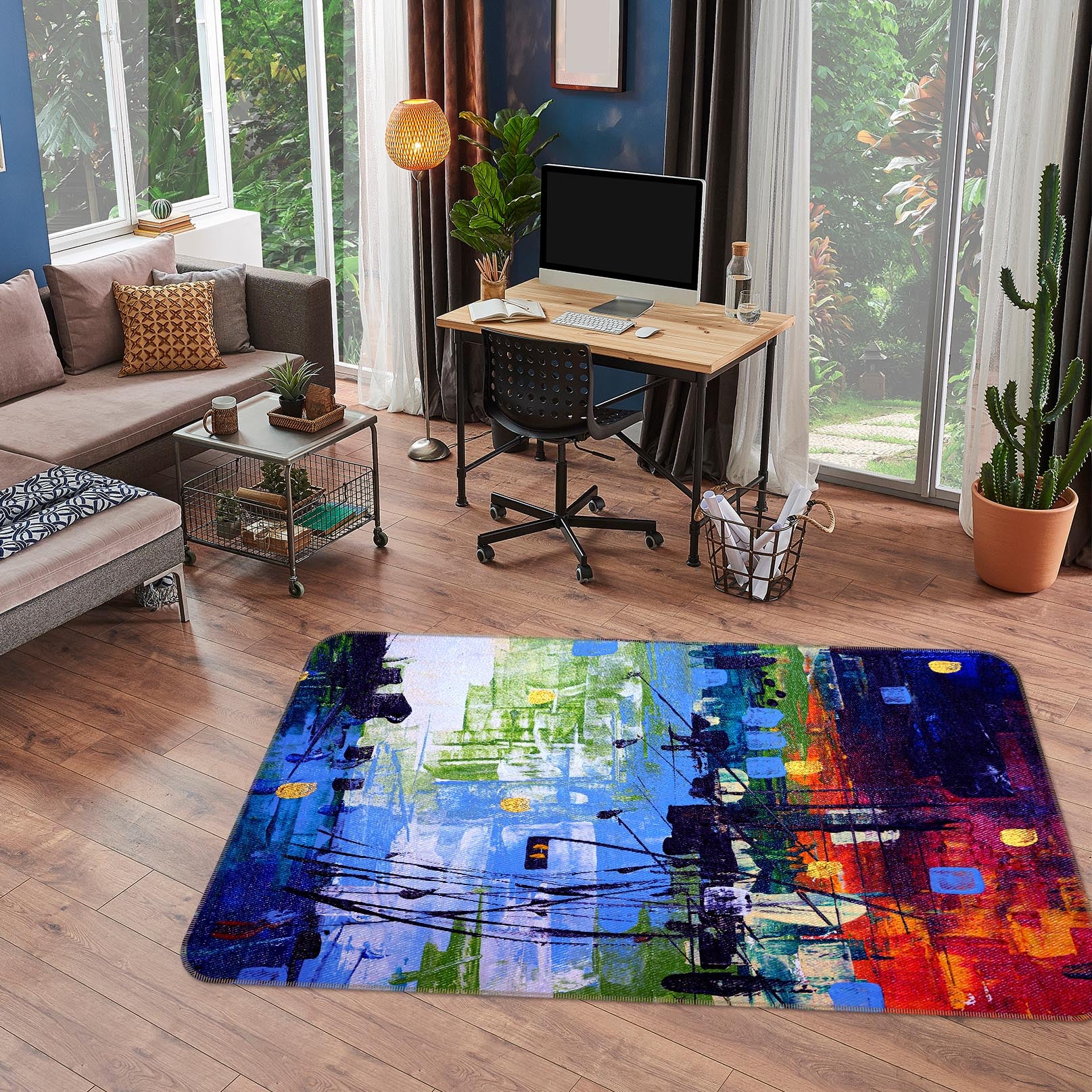 3D Pattern 30178 Non Slip Rug Mat