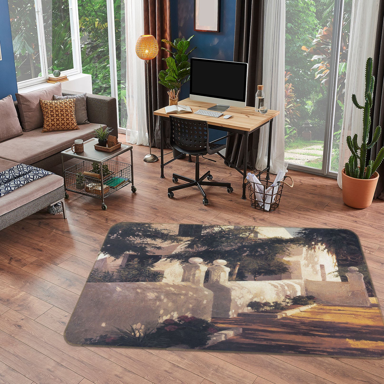 3D Houses 32045 Non Slip Rug Mat