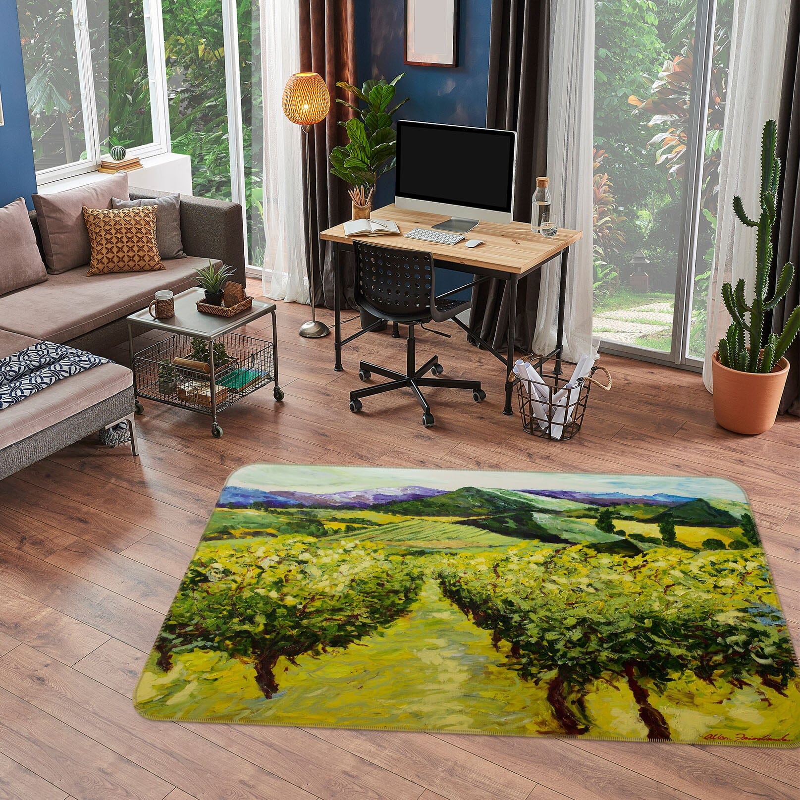 3D Prairie Tree 1010 Allan P. Friedlander Rug Non Slip Rug Mat Mat AJ Creativity Home
