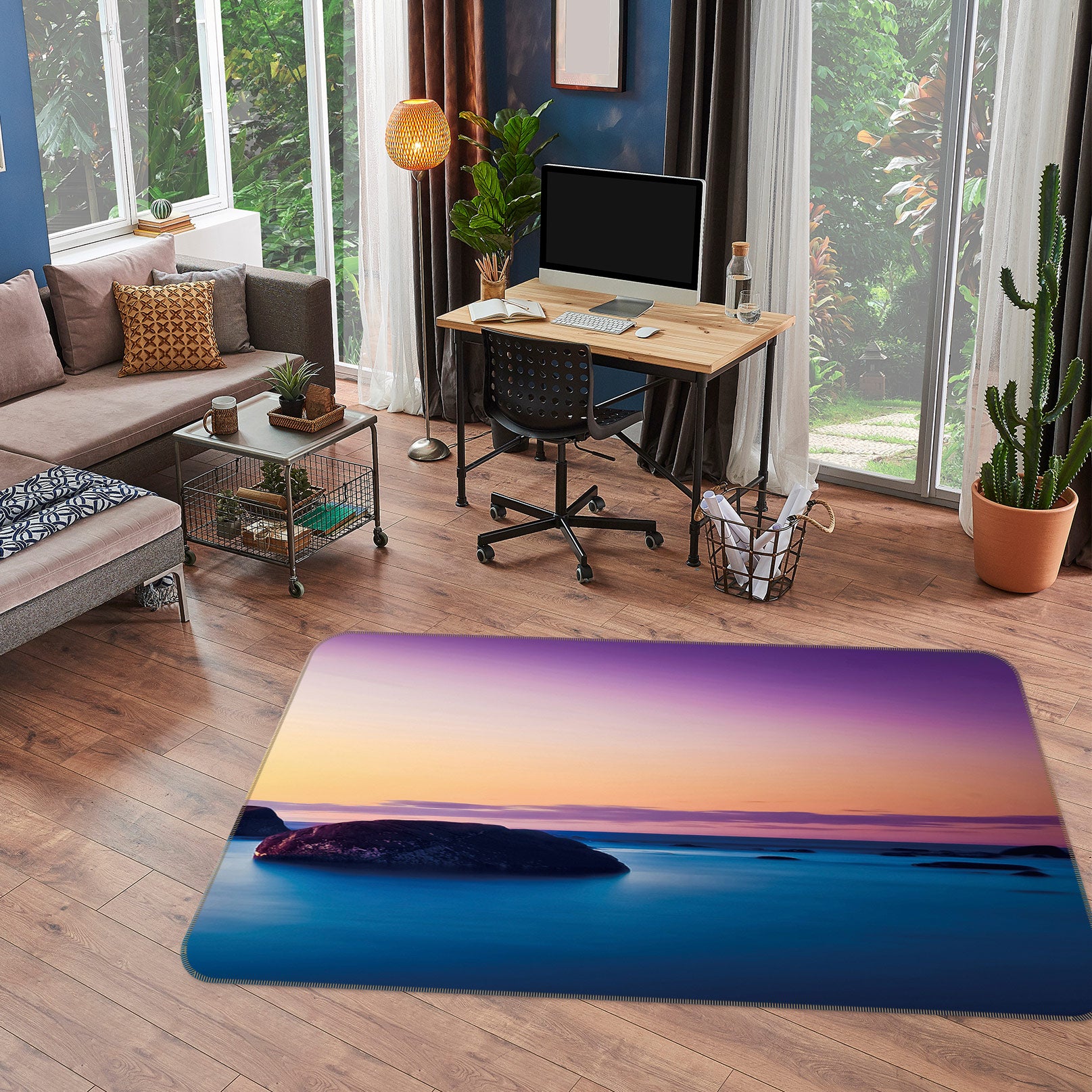 3D Sea Stones 76035 Non Slip Rug Mat