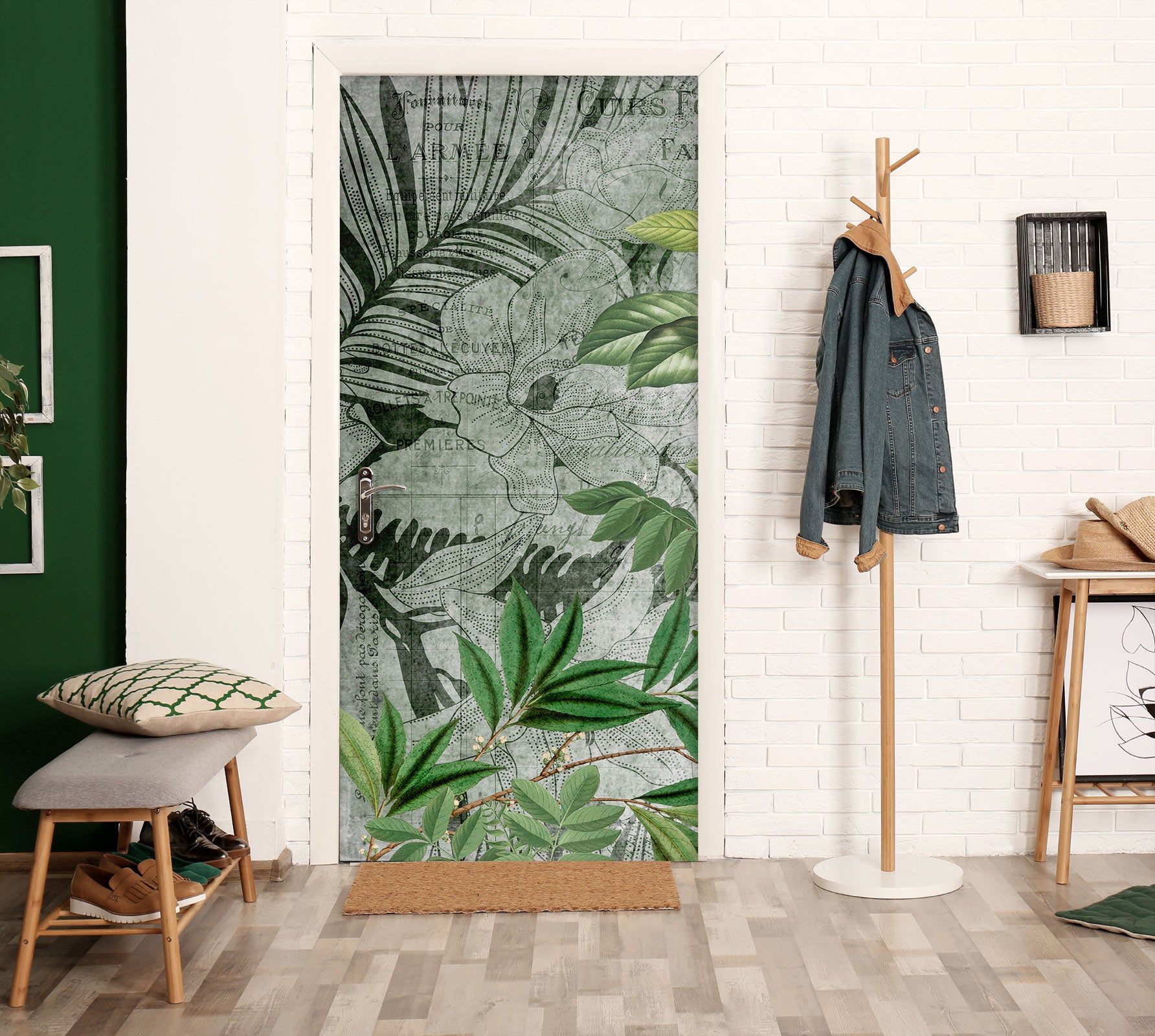 3D Leaf Clump 11922 Andrea Haase Door Mural