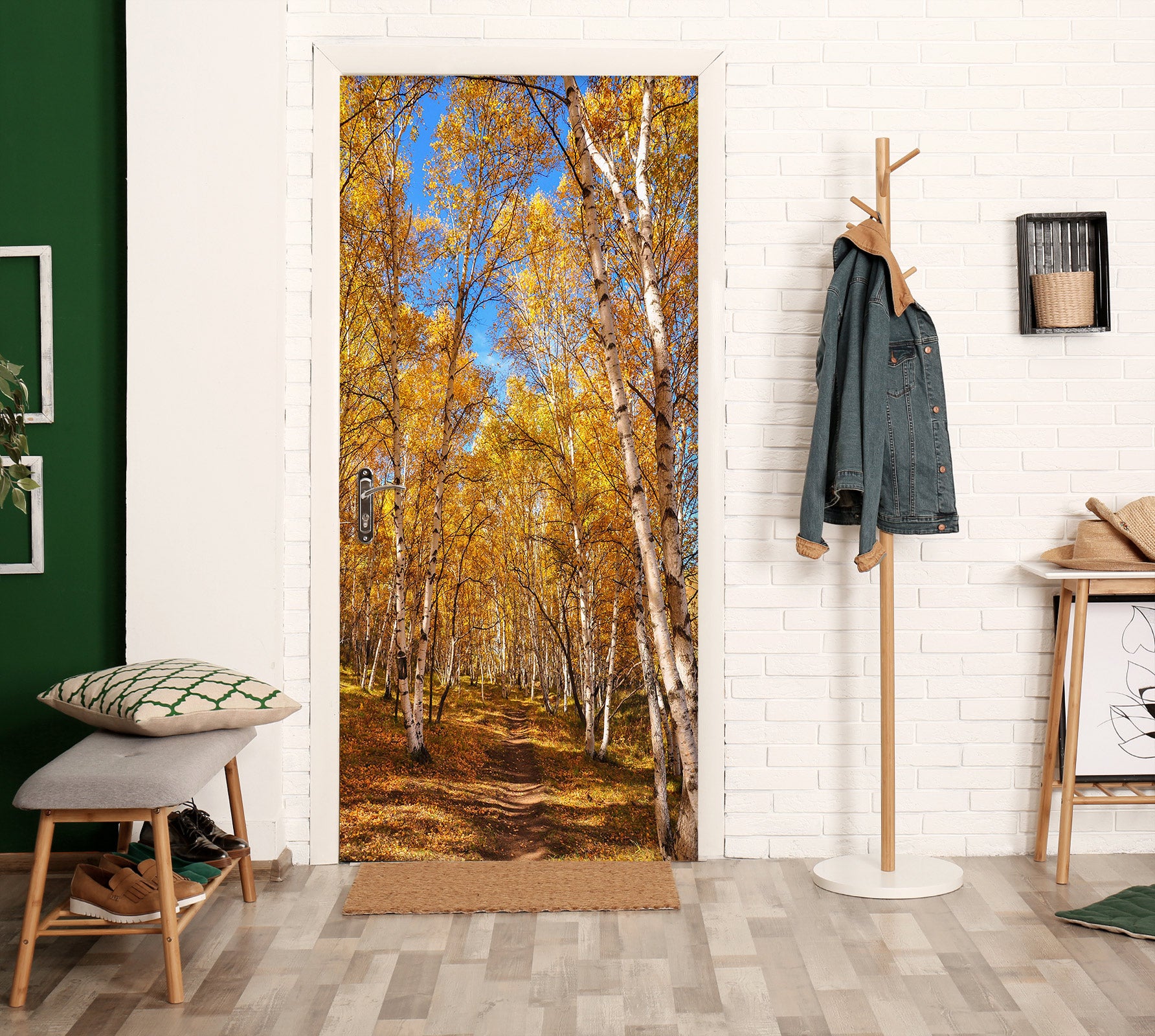 3D Forest 25053 Door Mural