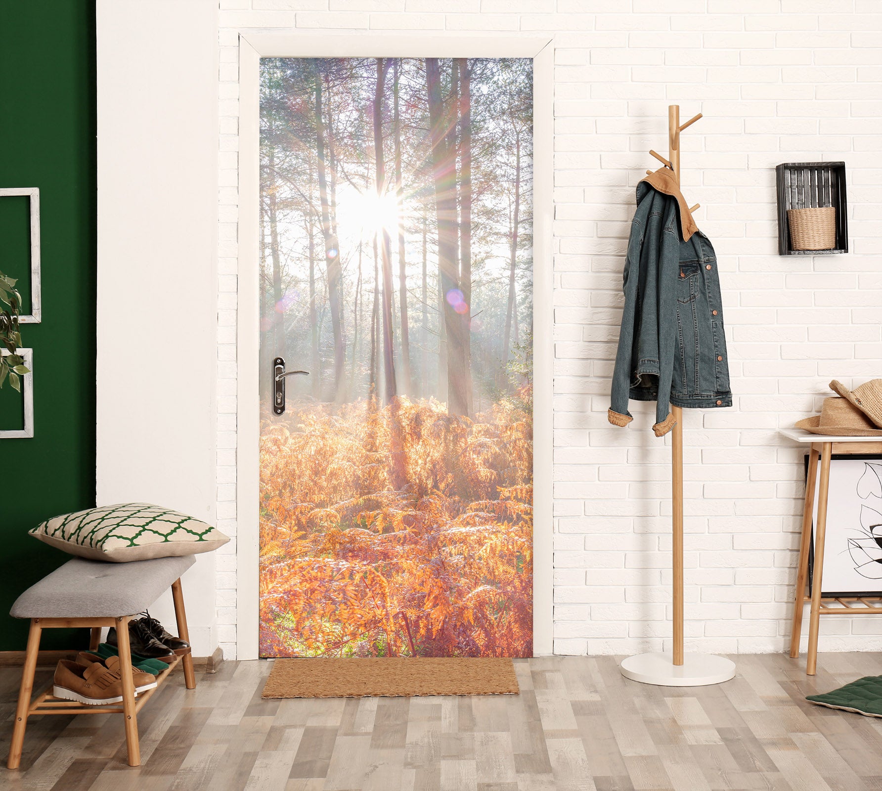 3D Warm Sunshine 5118 Assaf Frank Door Mural