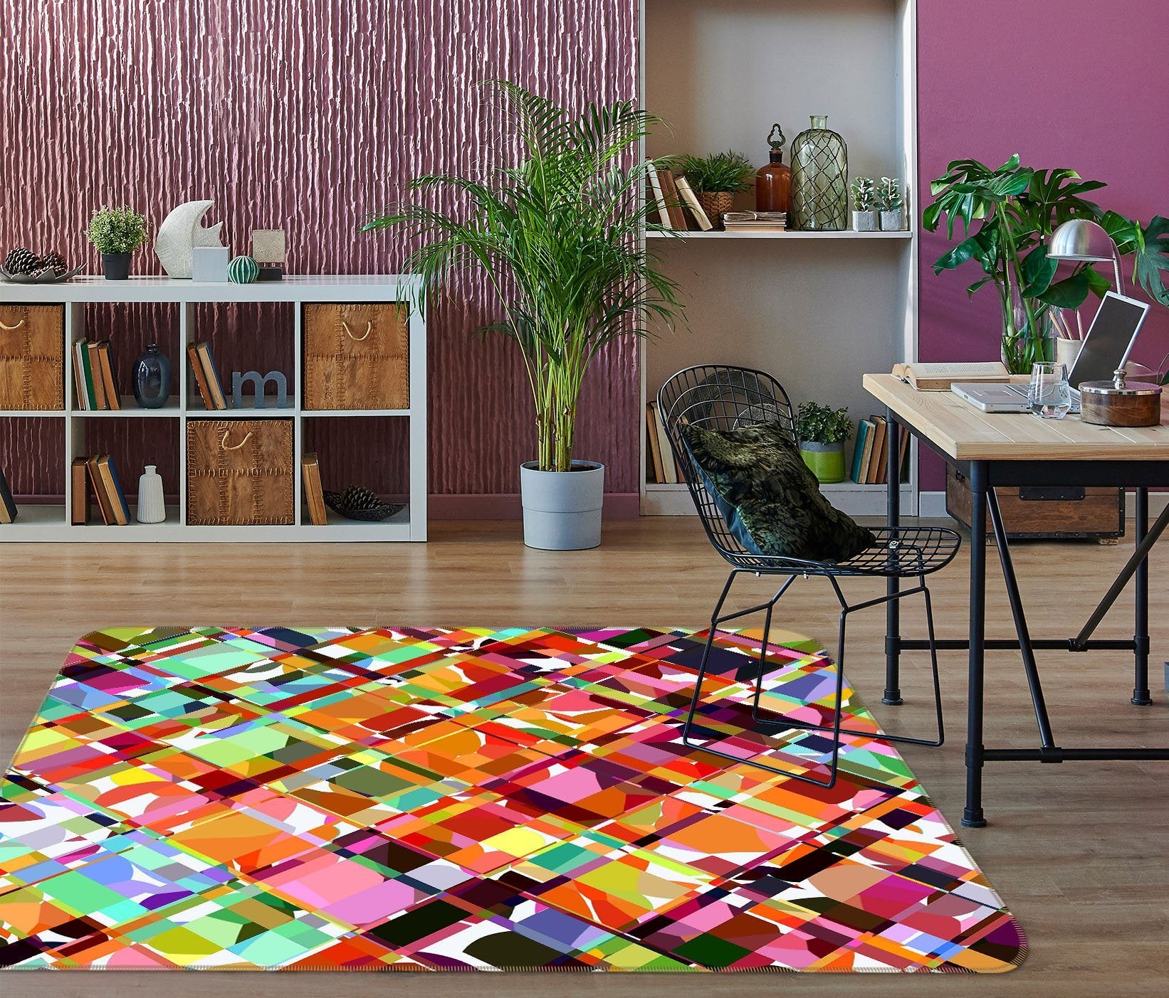 3D Bright Colors 1004 Shandra Smith Rug Non Slip Rug Mat Mat AJ Creativity Home