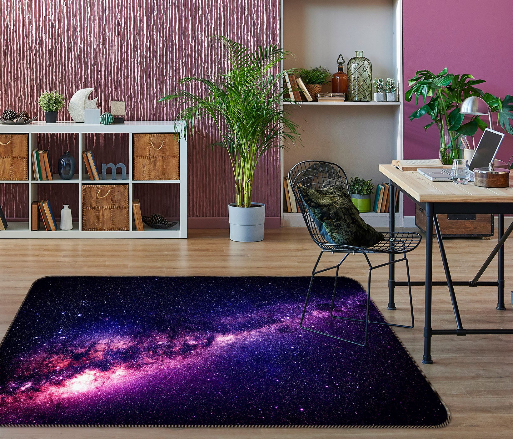 3D Starry Sky 34149 Non Slip Rug Mat