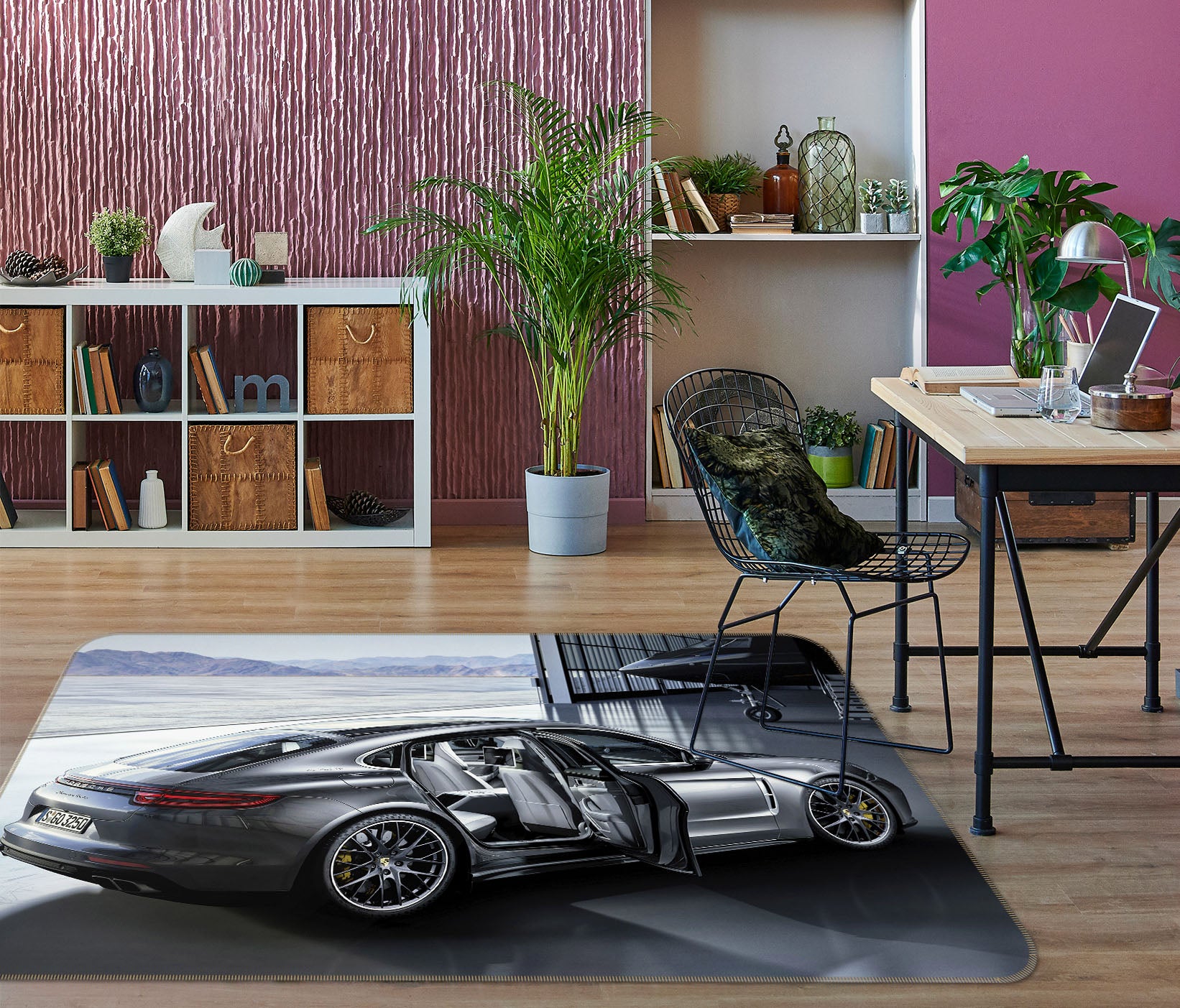 3D Dark Gray Car 42118 Vehicle Non Slip Rug Mat