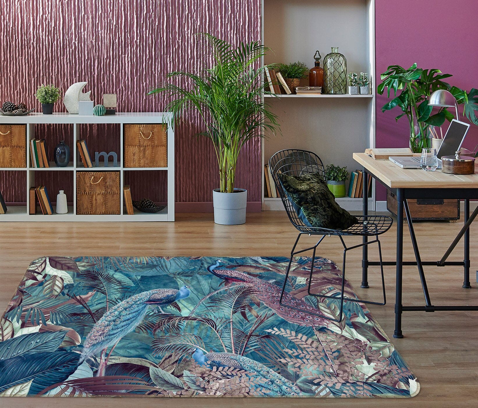 3D Forest Leaves 1010 Andrea haase Rug Non Slip Rug Mat Mat AJ Creativity Home