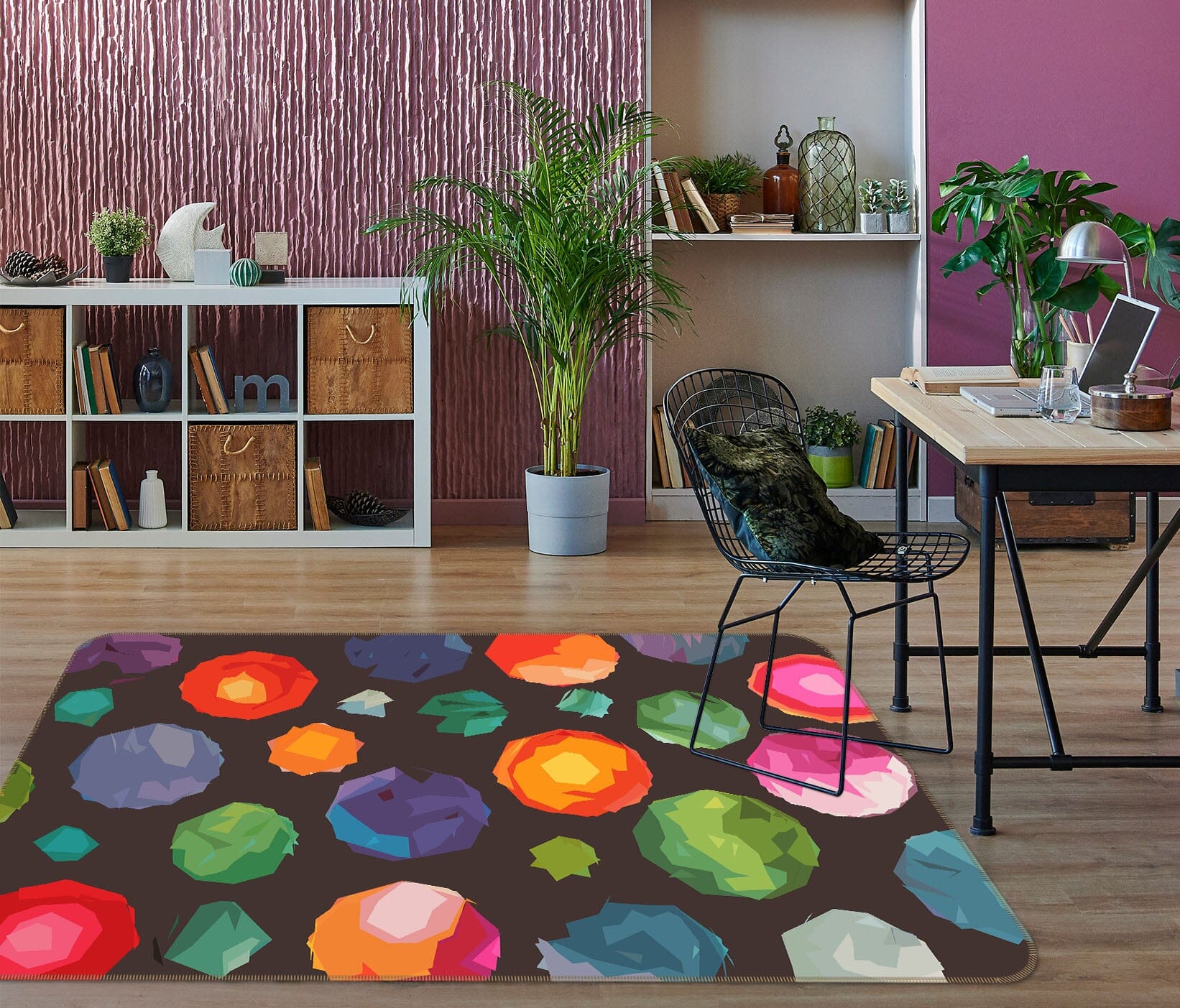 3D Colored Ball 1001 Shandra Smith Rug Non Slip Rug Mat Mat AJ Creativity Home