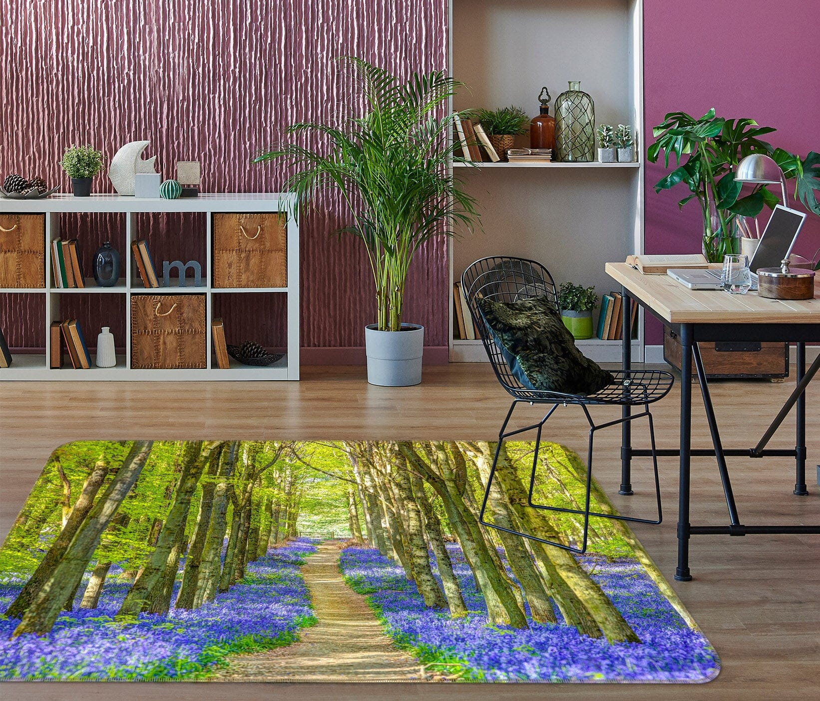 3D Forest Path 1014 Assaf Frank Rug Non Slip Rug Mat Mat AJ Creativity Home