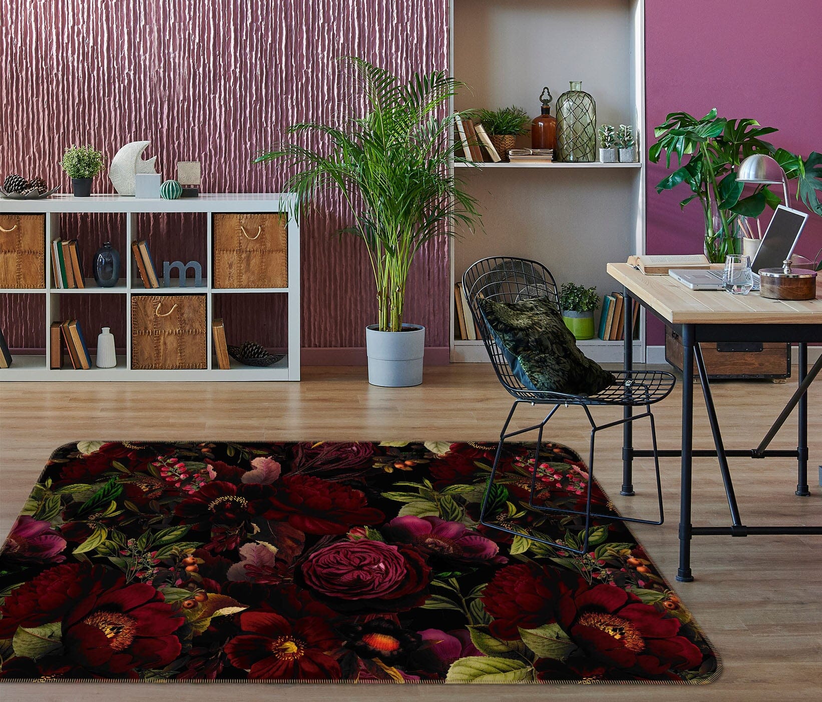 3D Night Garden 177 Uta Naumann Rug Non Slip Rug Mat Mat AJ Creativity Home