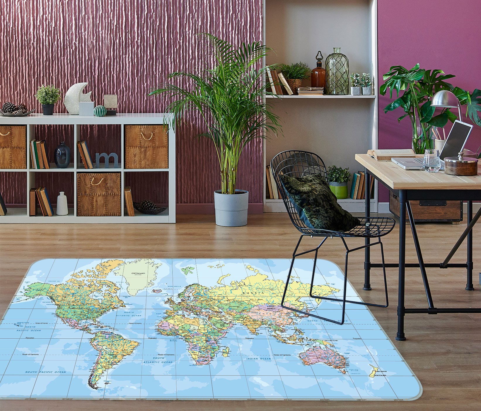 3D Map 77160 Non Slip Rug Mat