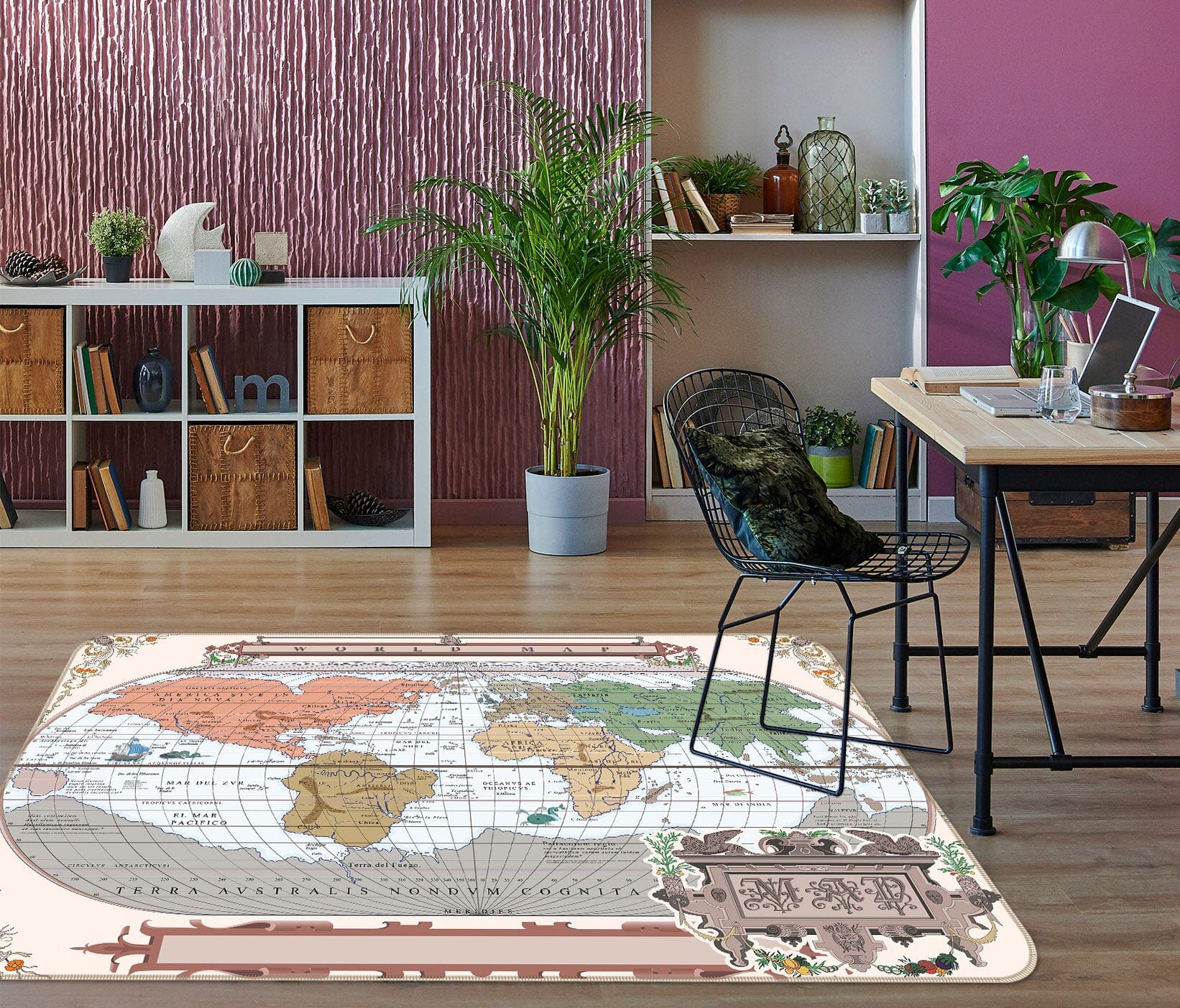 3D Color Painting 246 World Map Non Slip Rug Mat Mat AJ Creativity Home