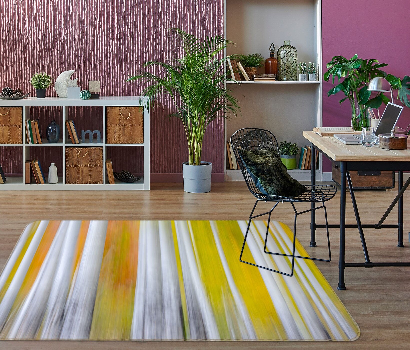 3D White Trunk 1162 Marco Carmassi Rug Non Slip Rug Mat Mat AJ Creativity Home