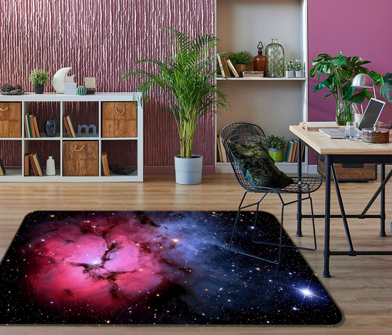 3D Starry Sky 31125 Non Slip Rug Mat