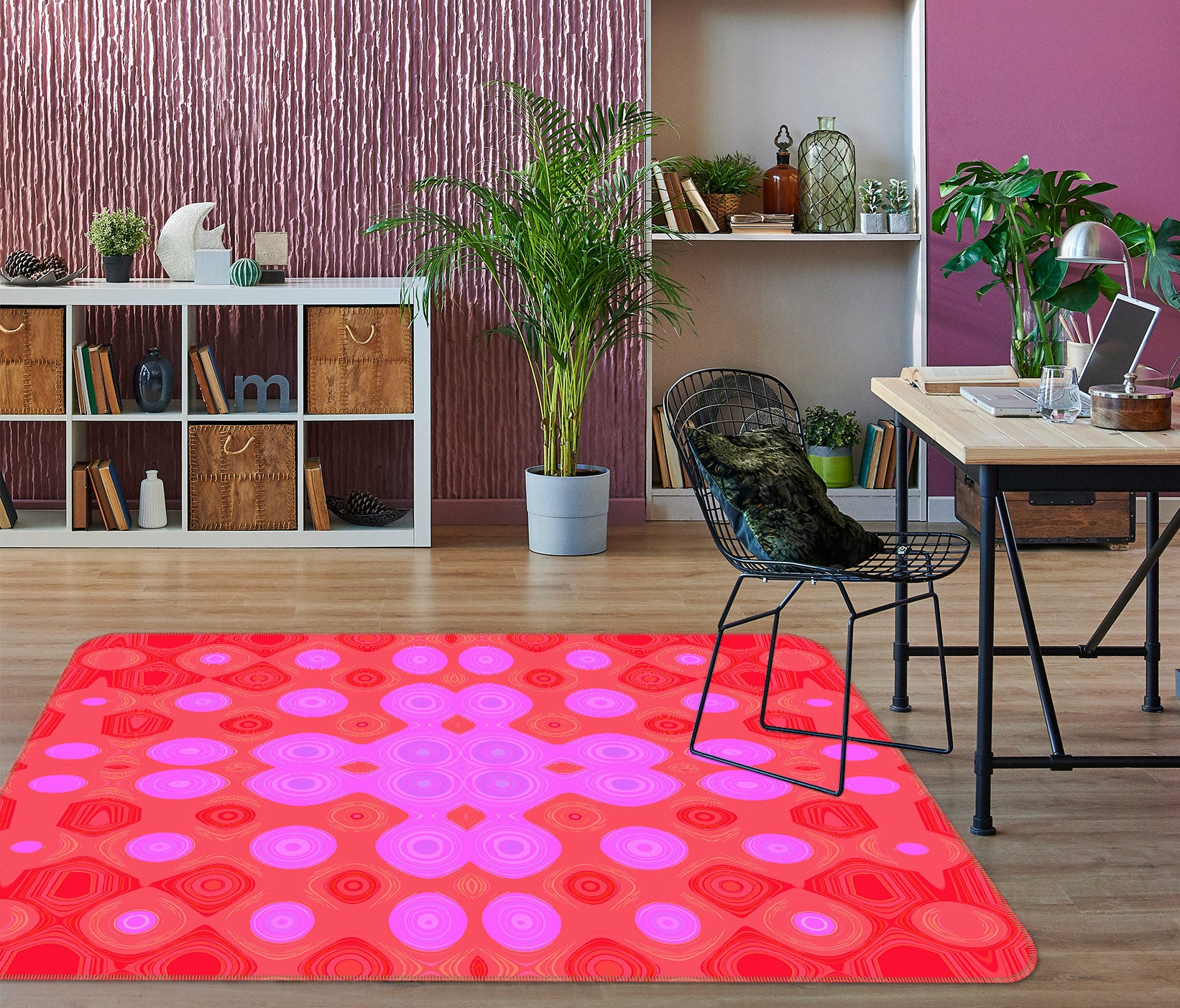 3D Color Pattern 70045 Shandra Smith Rug Non Slip Rug Mat