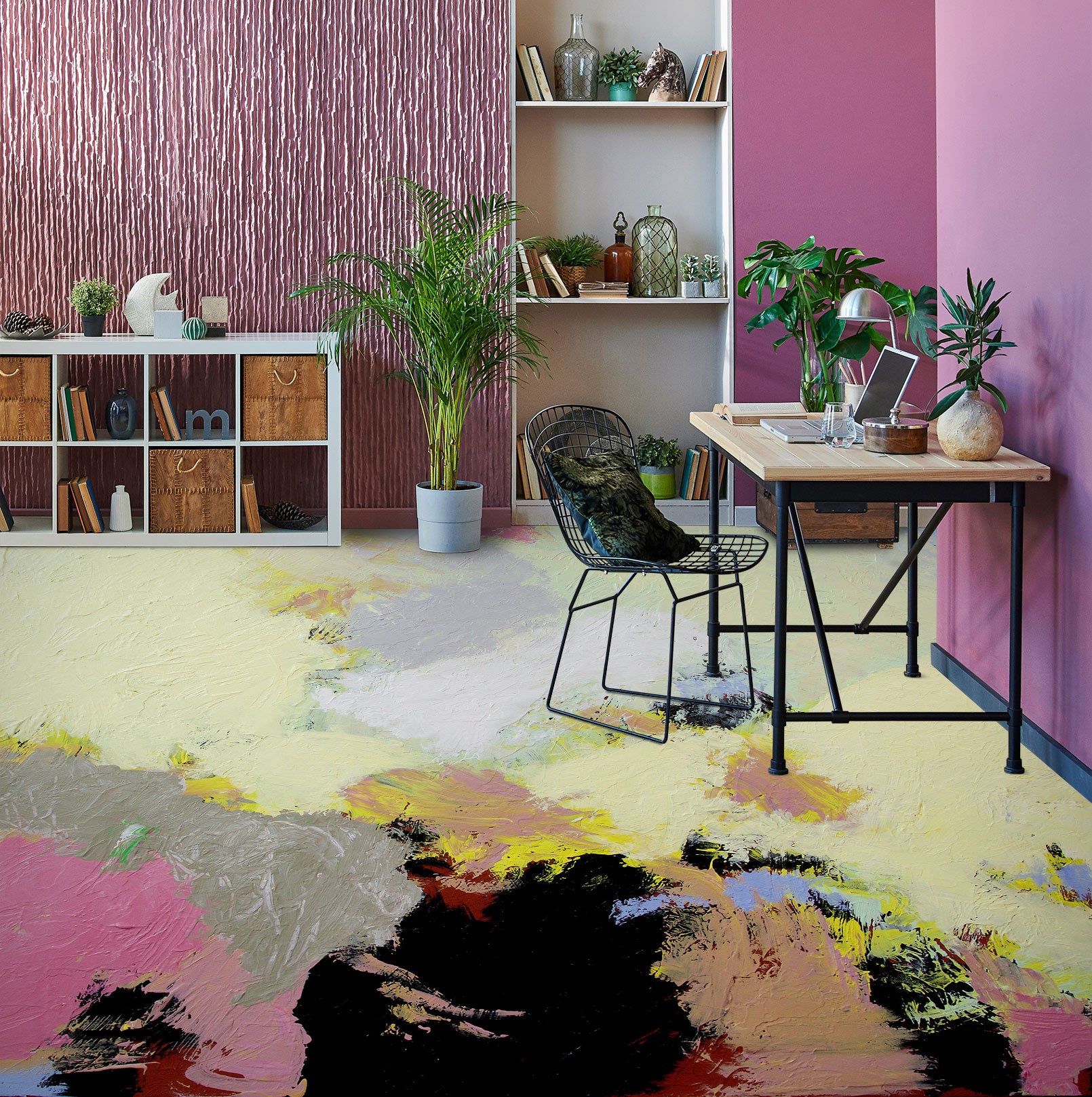 3D Color Pigment Painting 9655 Allan P. Friedlander Floor Mural