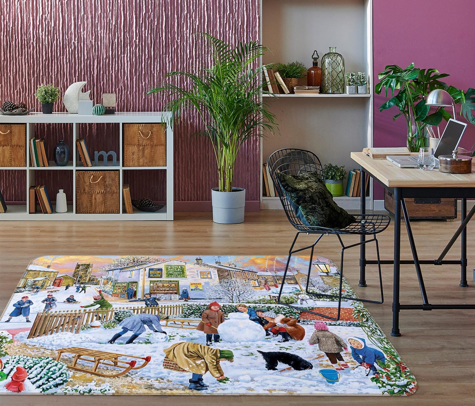 3D Winter Games 1127 Trevor Mitchell Rug Non Slip Rug Mat Mat AJ Creativity Home