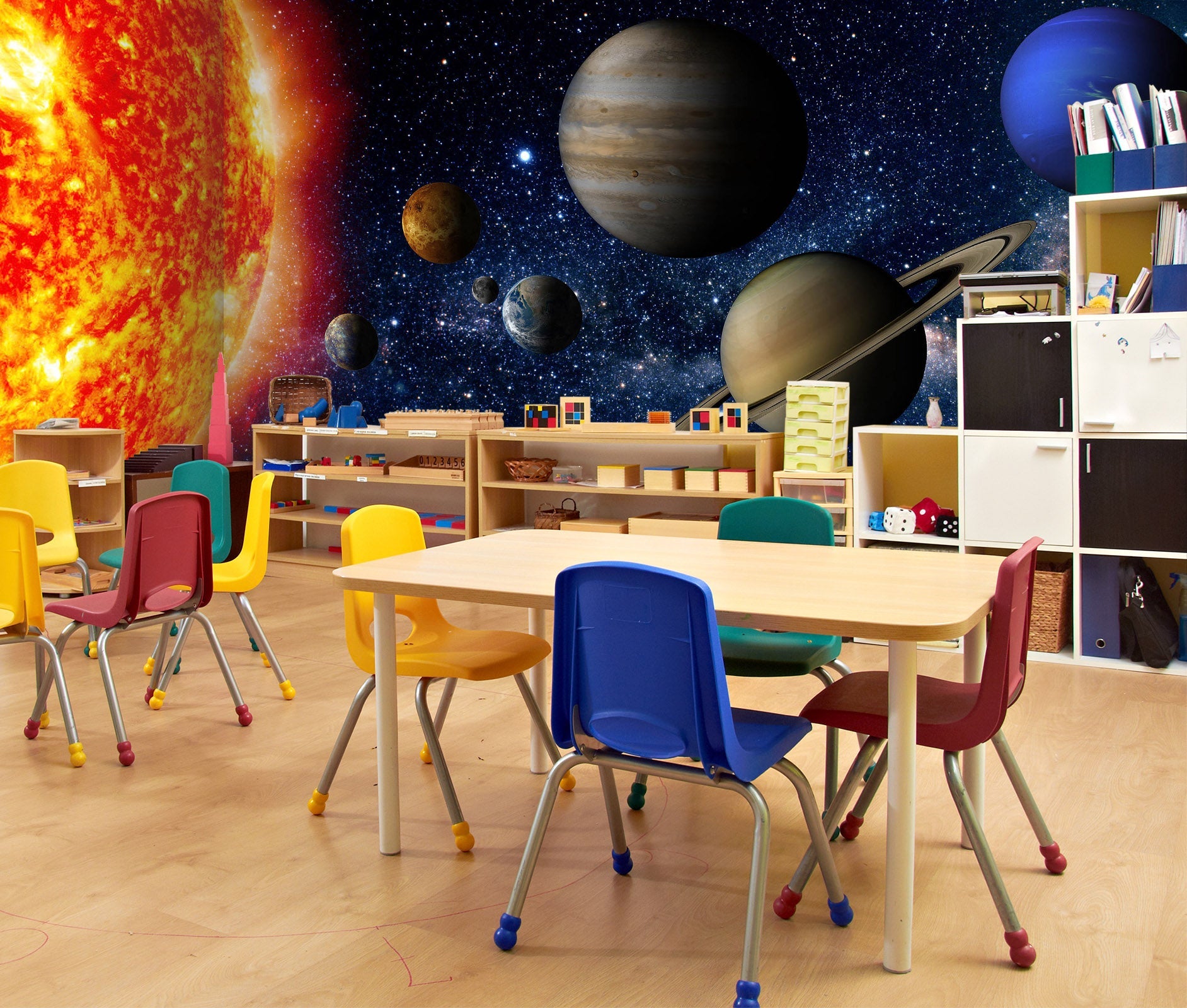3D planets in the universe 51 Wall Murals Wallpaper AJ Wallpaper 2