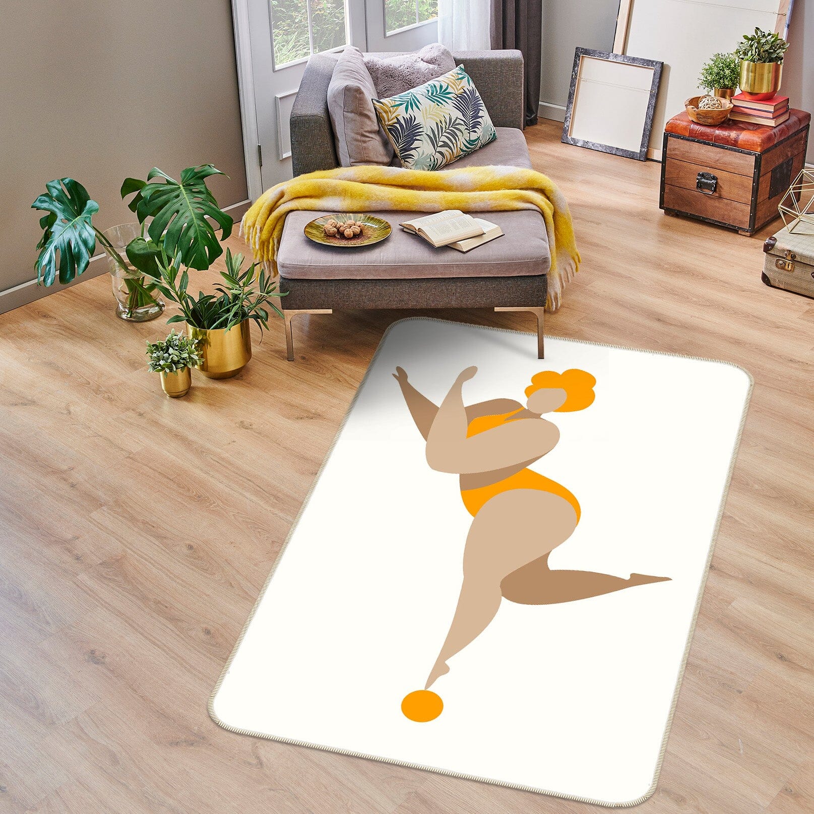 3D Swimsuit Athlete 1035 Boris Draschoff Rug Non Slip Rug Mat Mat AJ Creativity Home