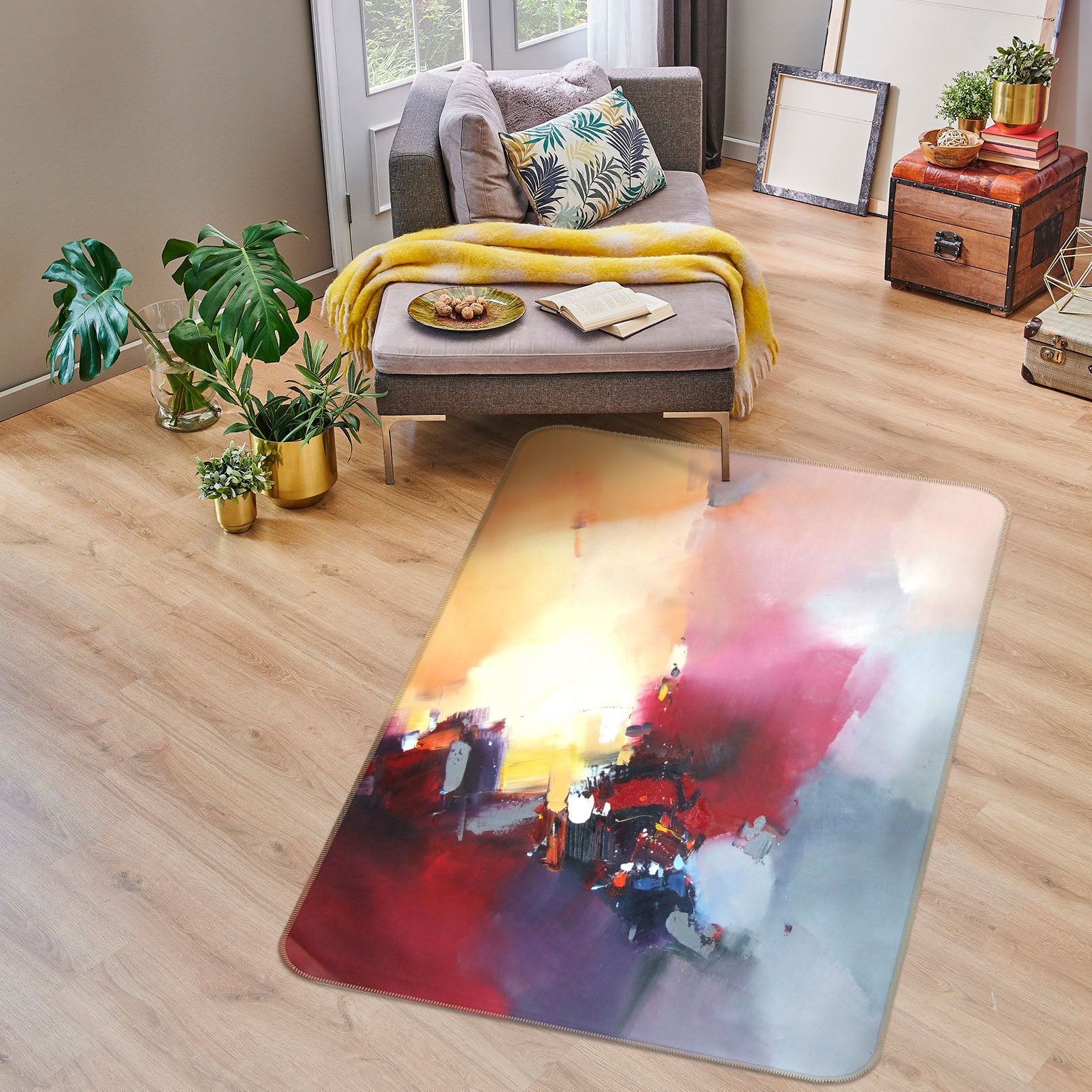 3D Pattern 33244 Non Slip Rug Mat