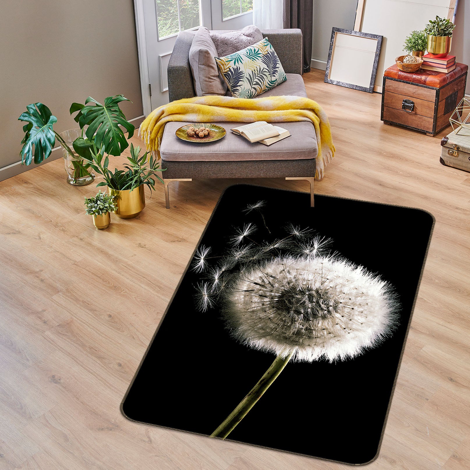 3D Dandelion 30231 Non Slip Rug Mat