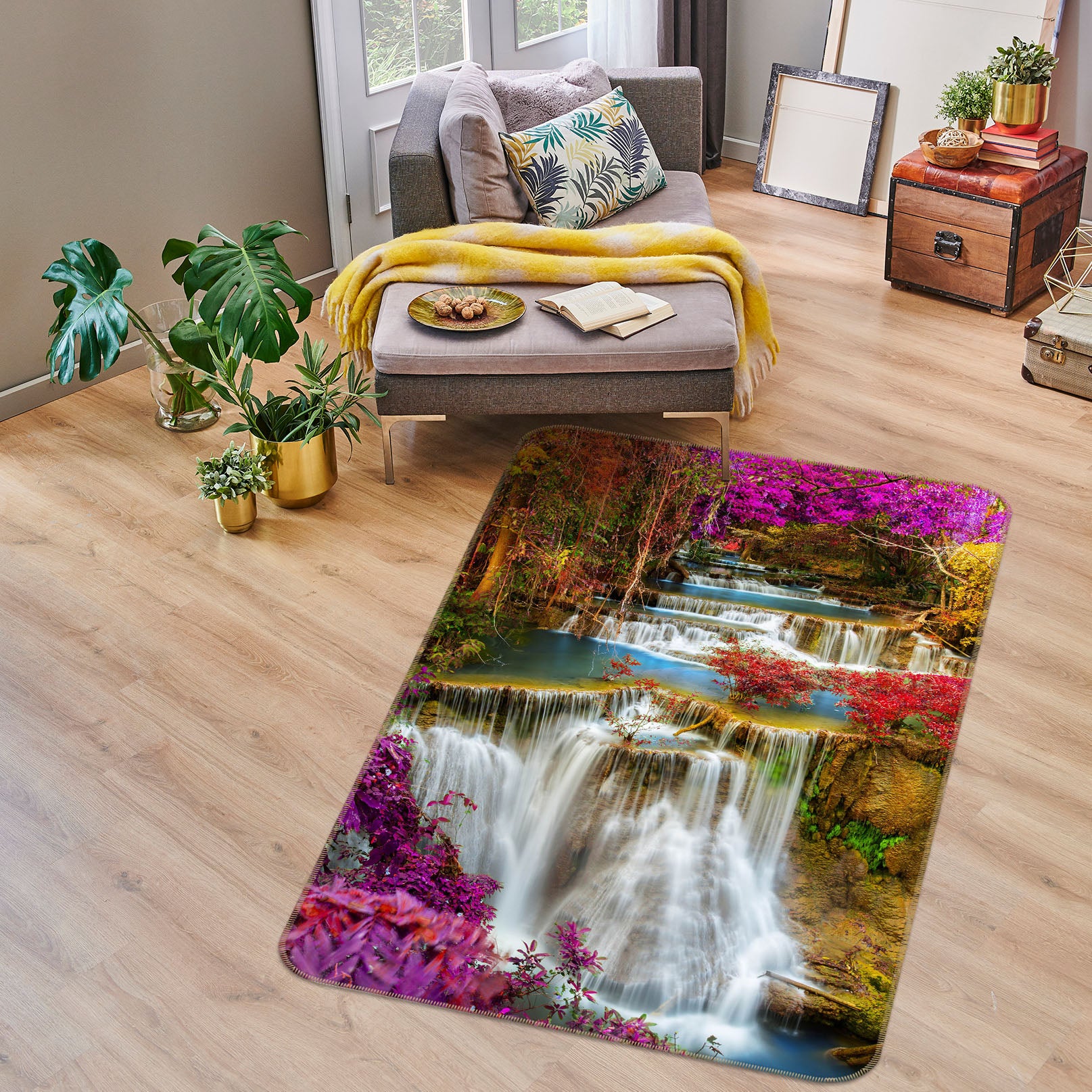 3D Stone Torrent 26149 Non Slip Rug Mat