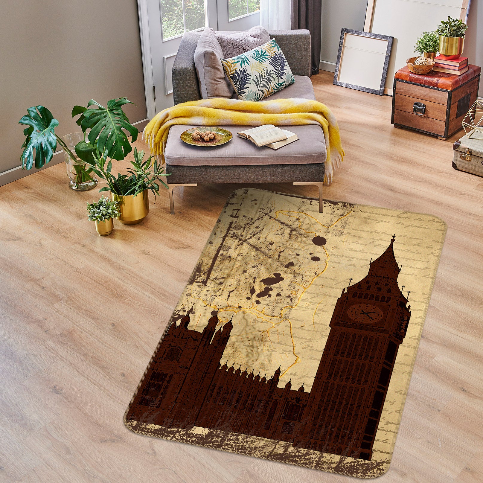3D Building 32141 Non Slip Rug Mat