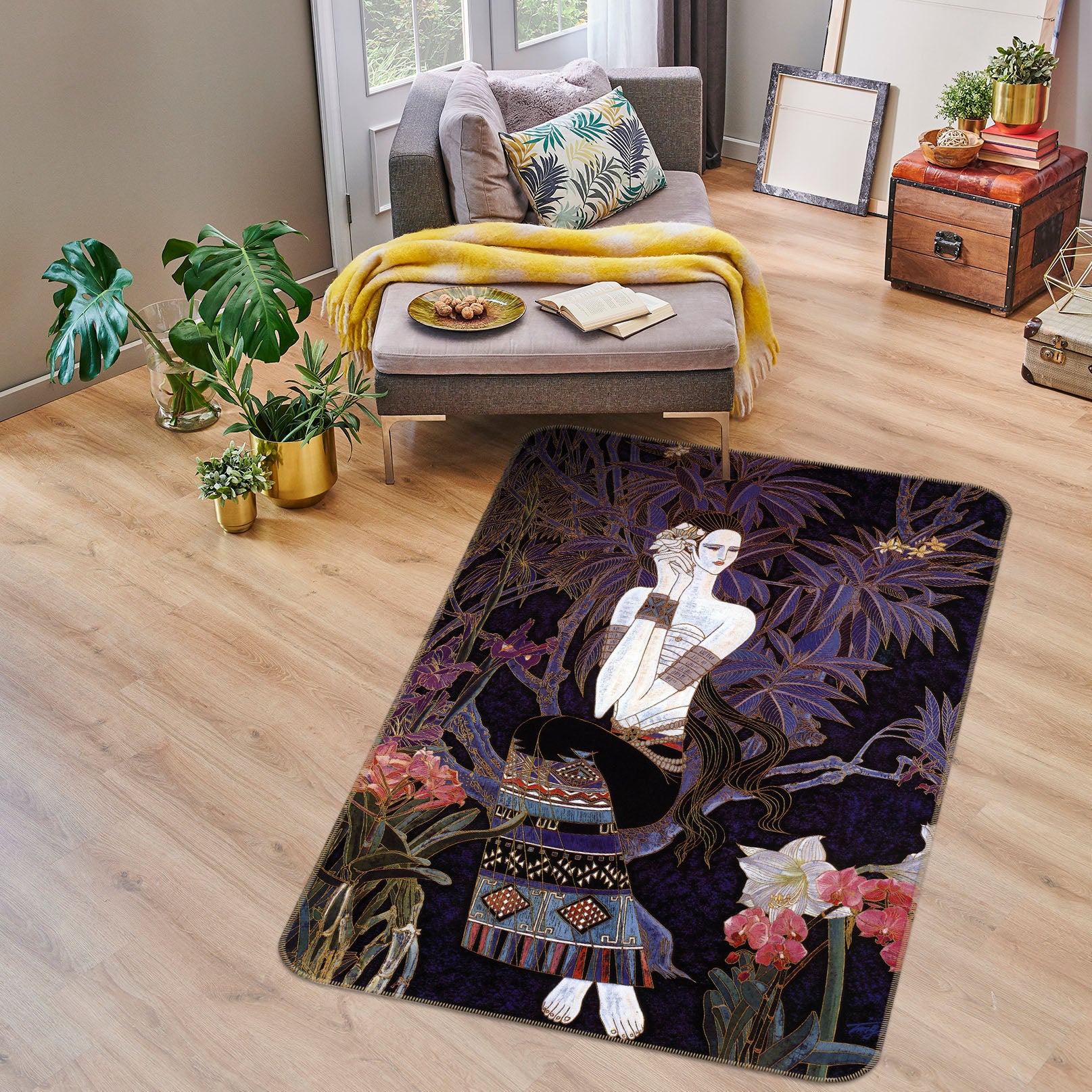 3D People Tree 33219 Non Slip Rug Mat