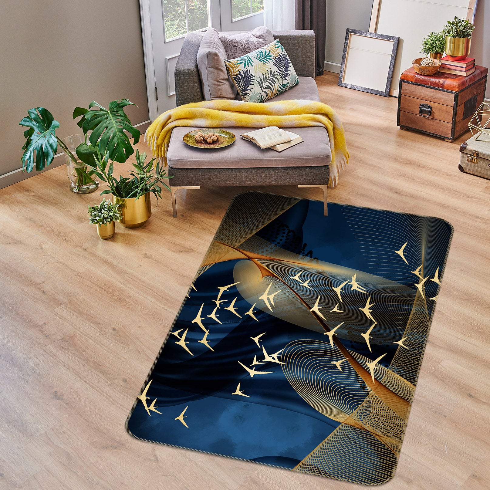 3D Bird 27145 Non Slip Rug Mat