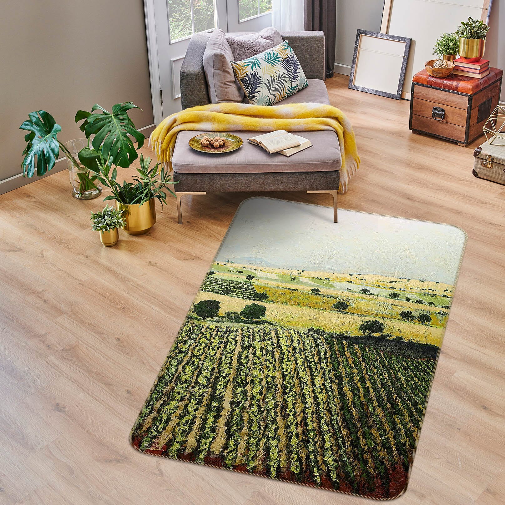 3D Storms Over 1026 Allan P. Friedlander Rug Non Slip Rug Mat Mat AJ Creativity Home