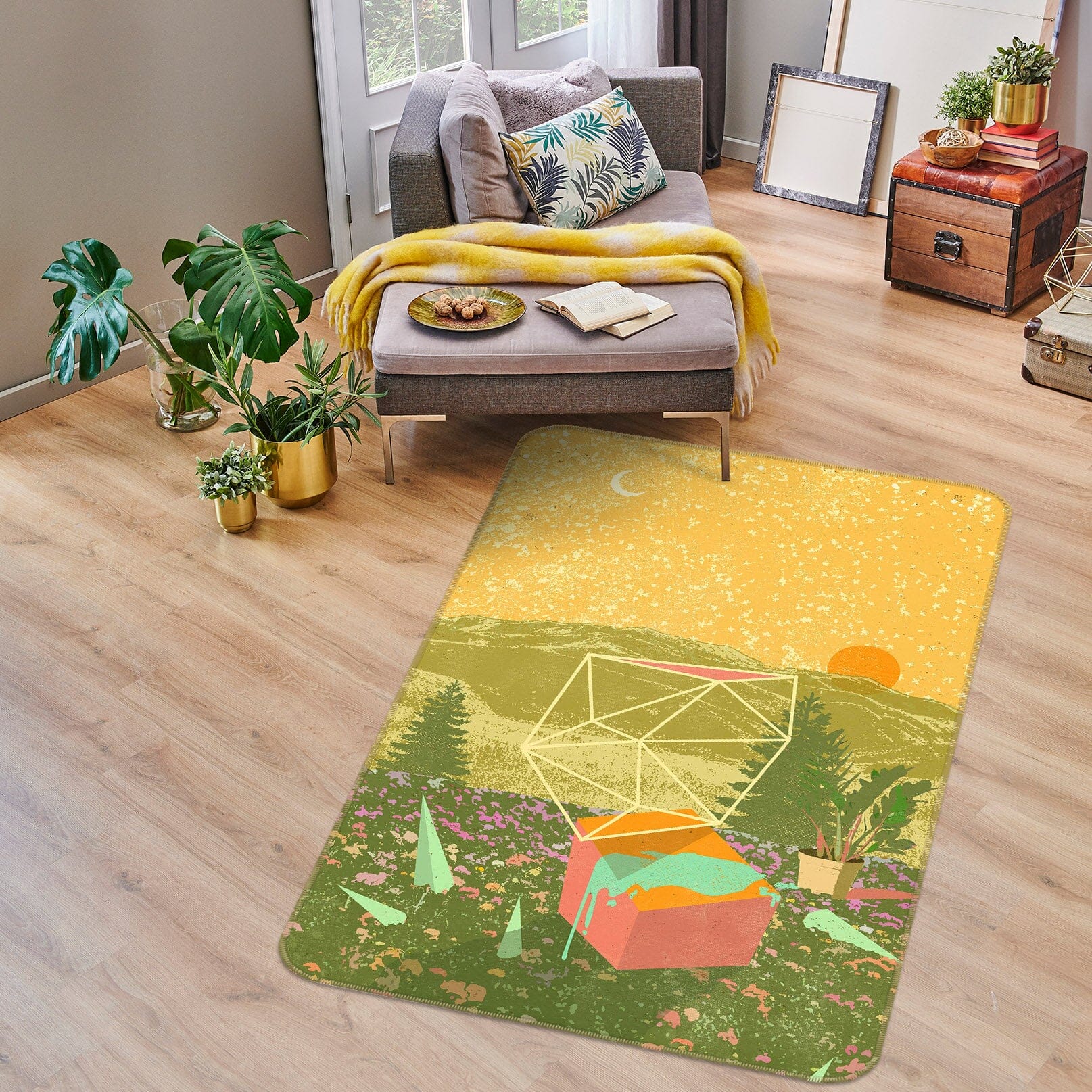 3D Green Grassland 1005 Showdeer Rug Non Slip Rug Mat Mat AJ Creativity Home