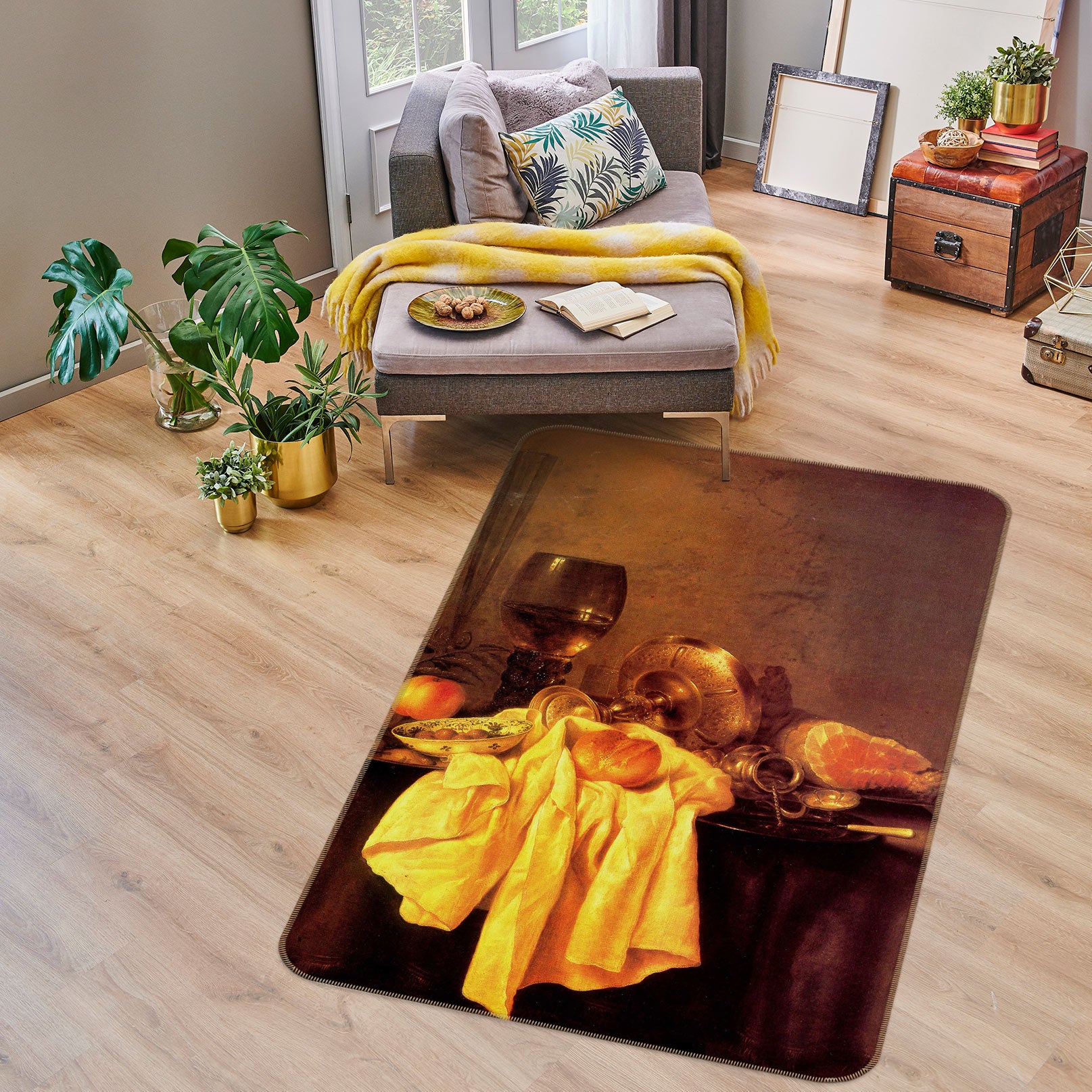3D Fruit Cup 76216 Non Slip Rug Mat