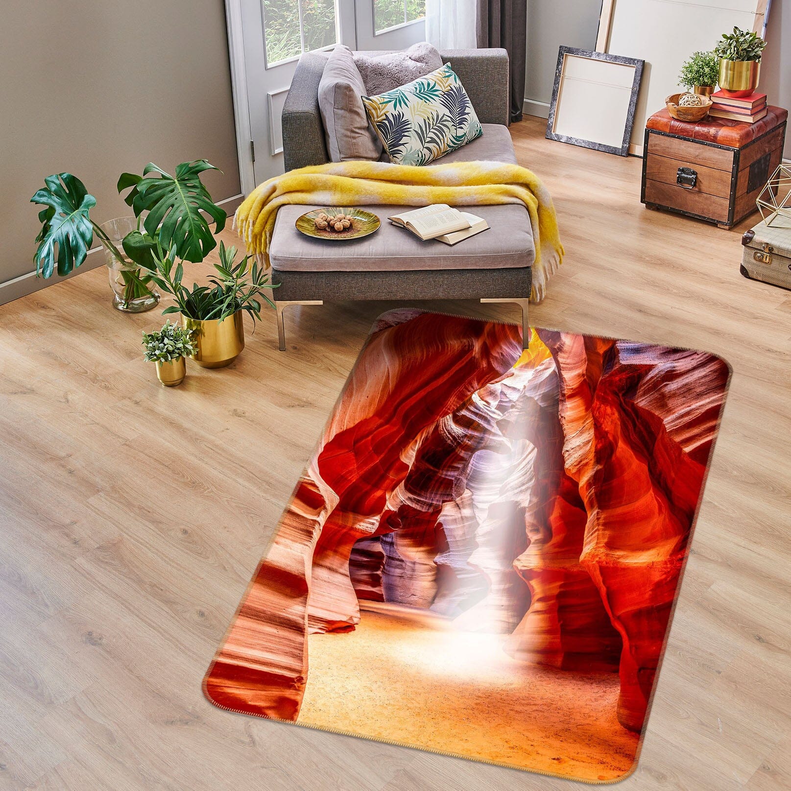 3D Red Cave 1181 Marco Carmassi Rug Non Slip Rug Mat Mat AJ Creativity Home