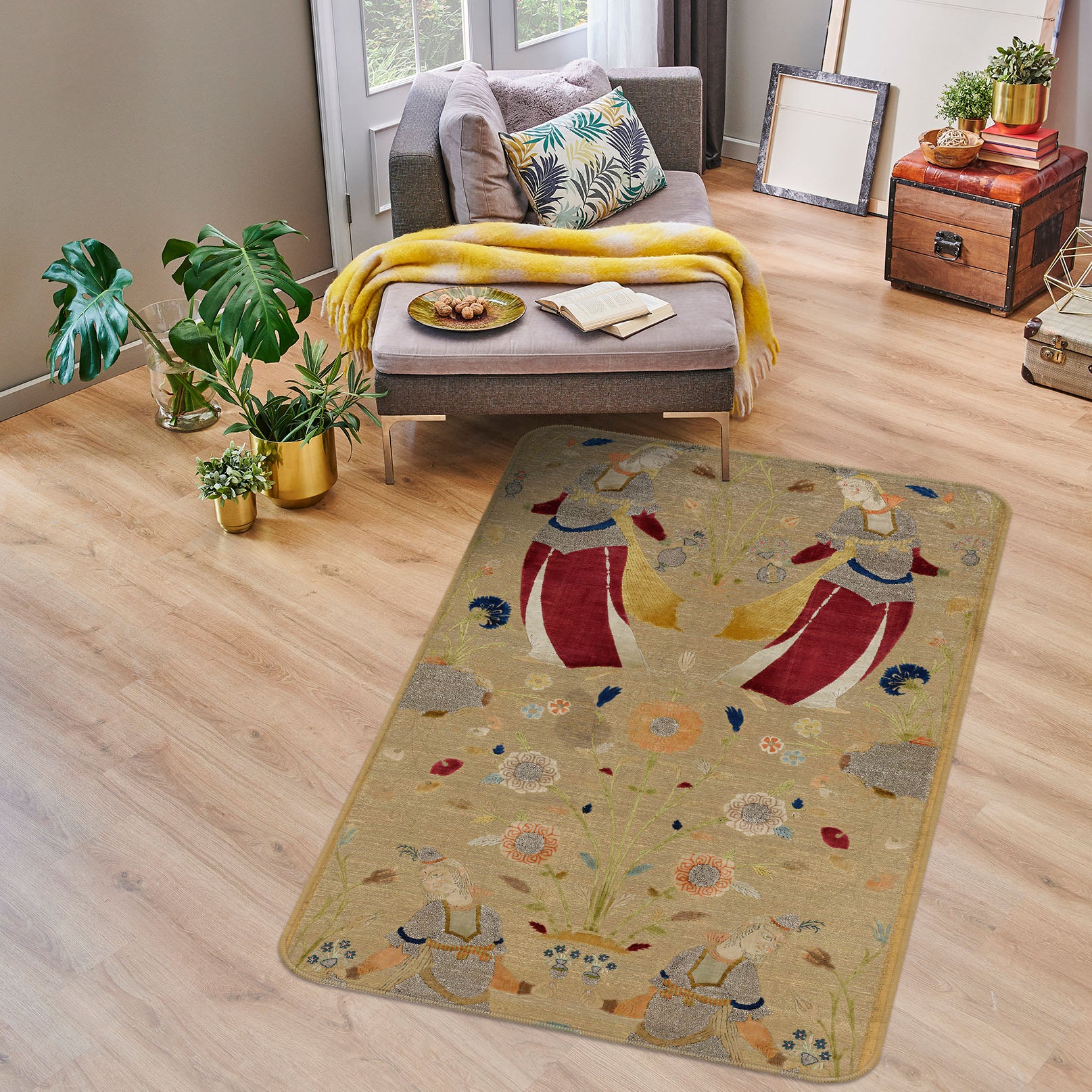 3D Pattern 35244 Non Slip Rug Mat