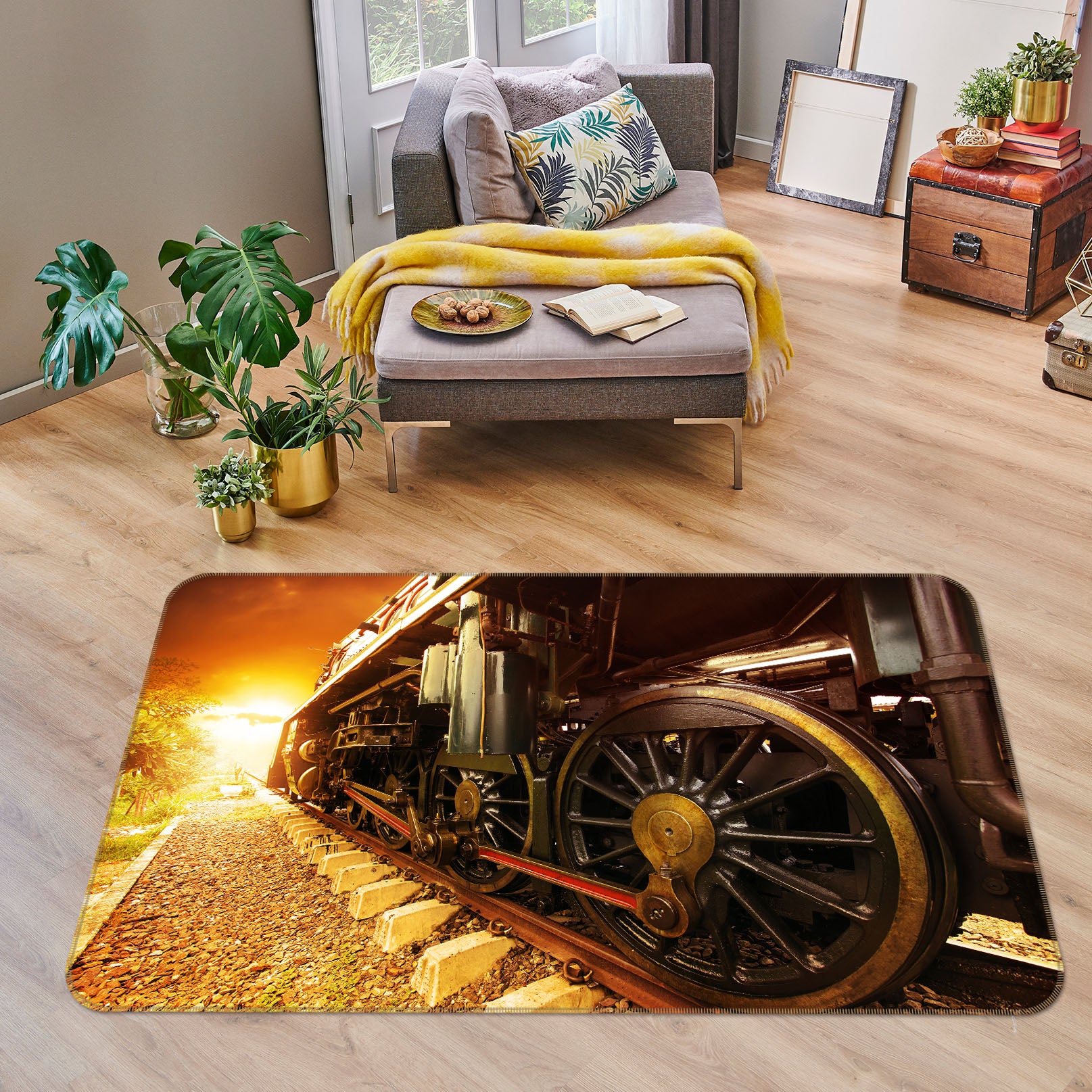 3D Train 38209 Vehicle Non Slip Rug Mat