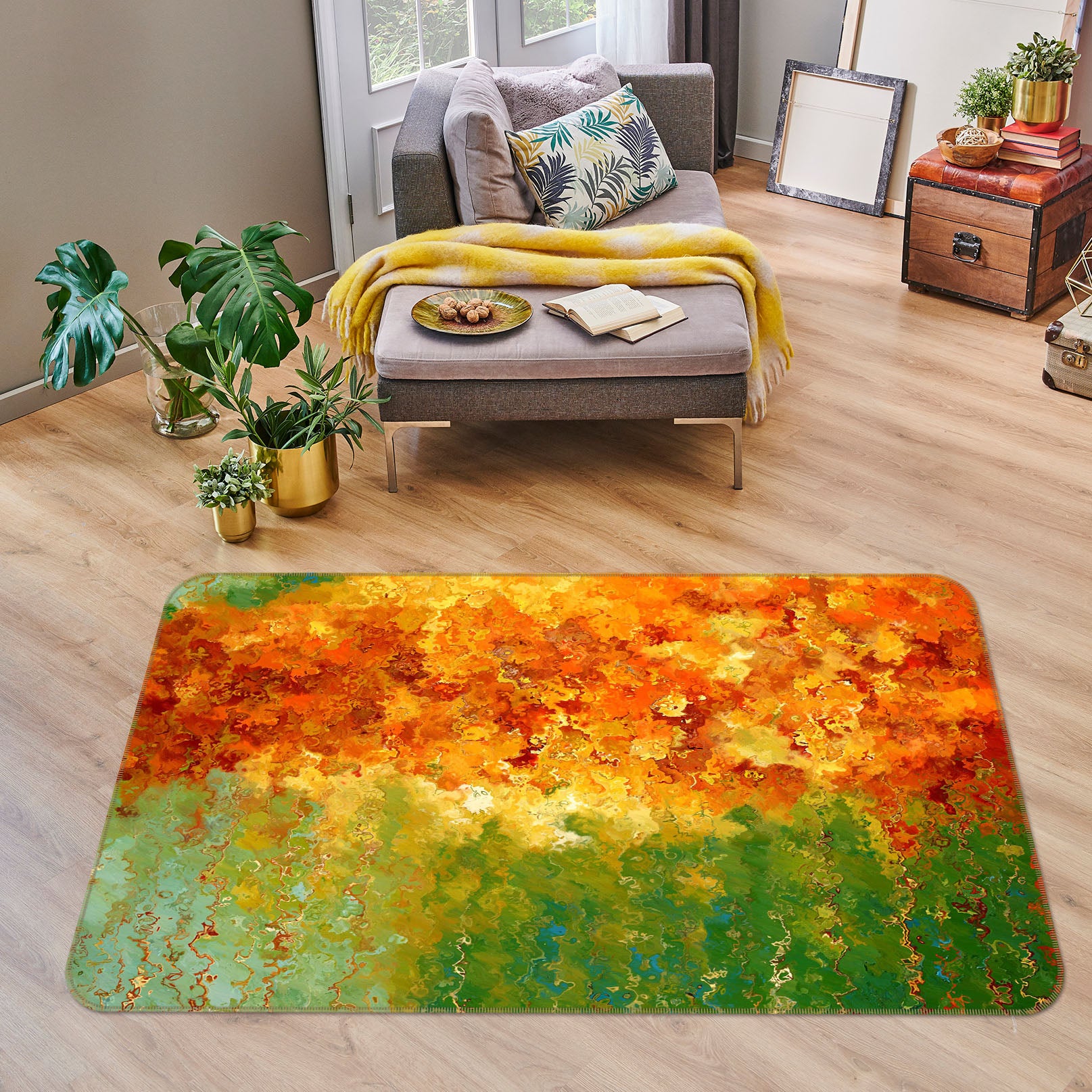 3D Pattern 33173 Non Slip Rug Mat