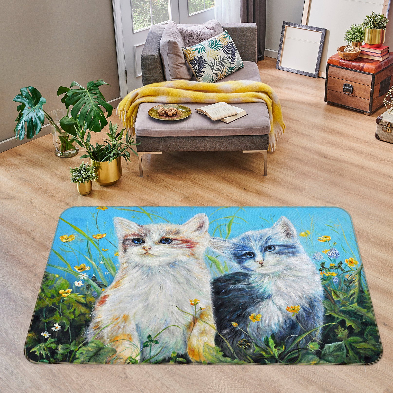 3D Cat 76004 Non Slip Rug Mat
