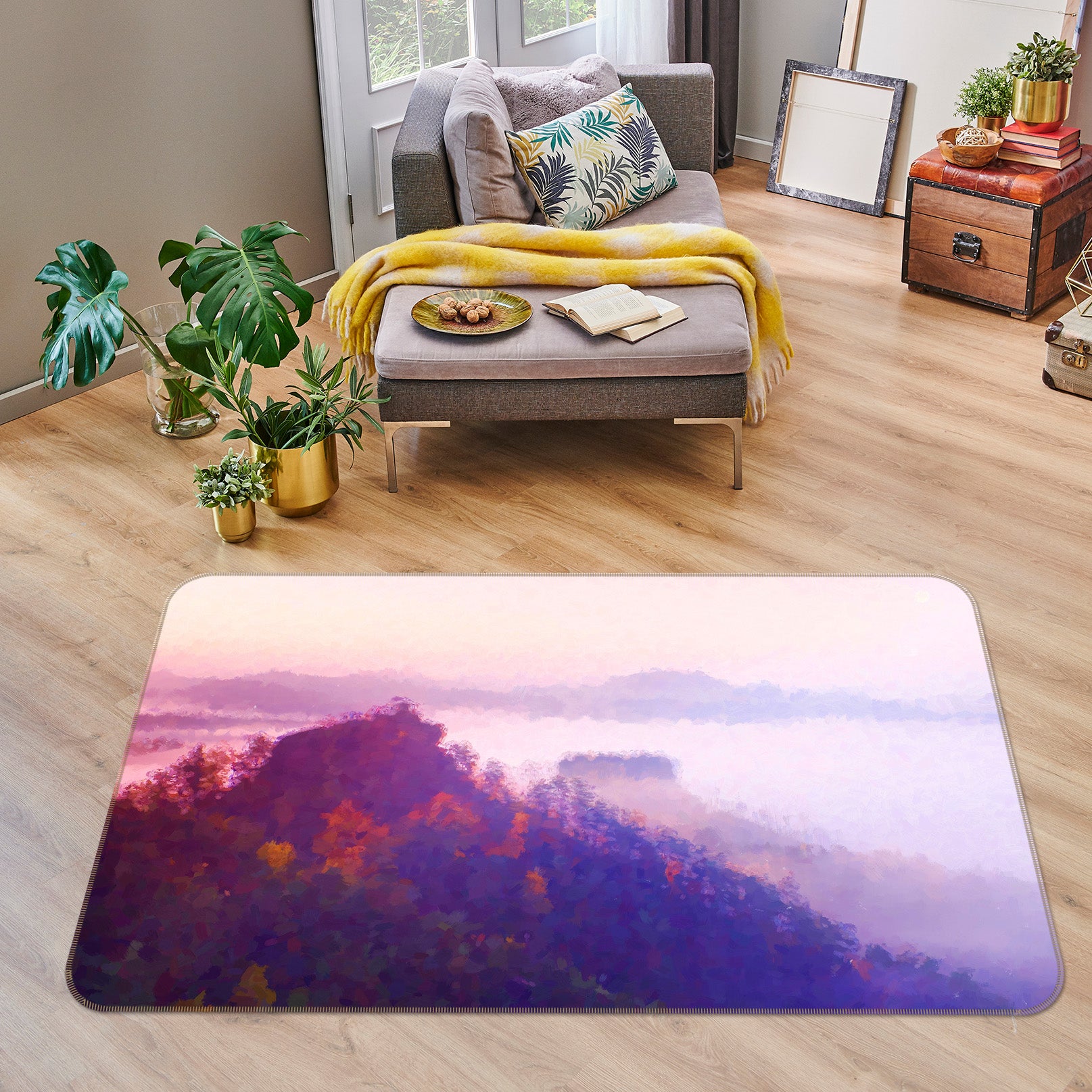 3D Mountain 34220 Non Slip Rug Mat