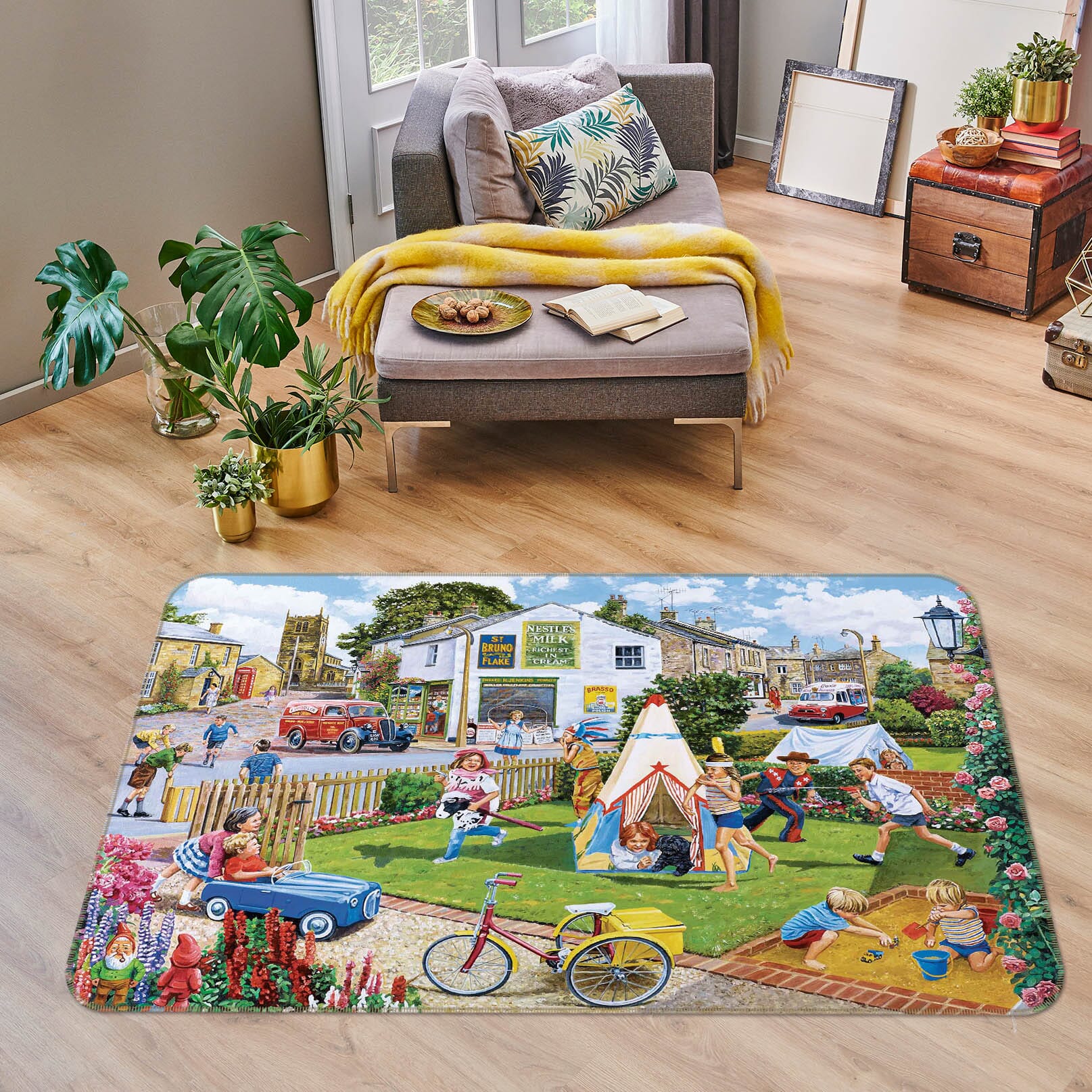 3D Wild Camping 1067 Trevor Mitchell Rug Non Slip Rug Mat Mat AJ Creativity Home