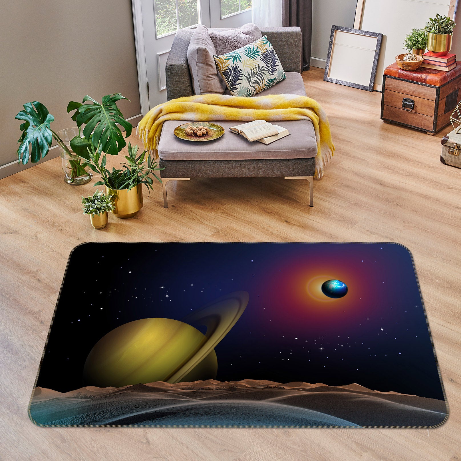 3D Planet 31180 Non Slip Rug Mat