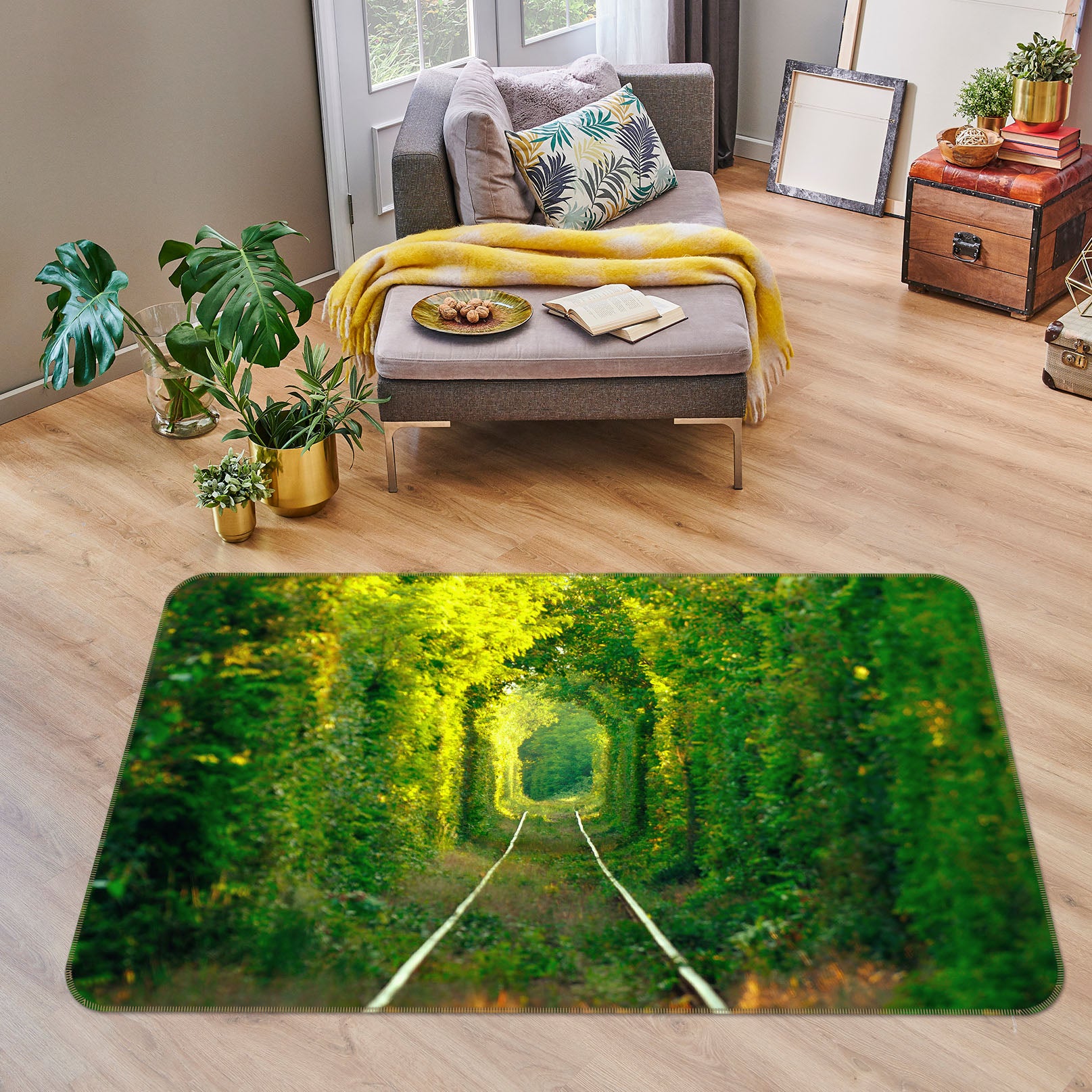 3D Tree Hole 34200 Non Slip Rug Mat